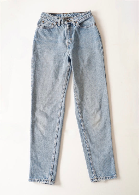 Levis Vintage 512 Medium Light Wash Slim Fit Jeans - 25