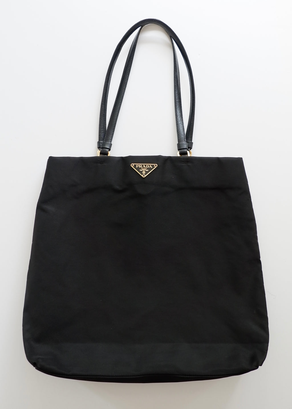 Authentic Preowned Prada Black Nylon Shoulder Tote GHW