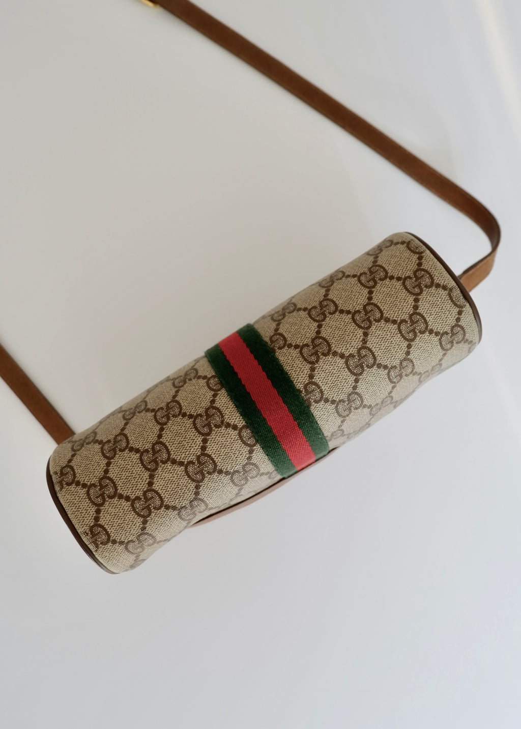 Authentic Preowned Gucci Anniversary Collection Brown Camera Bag