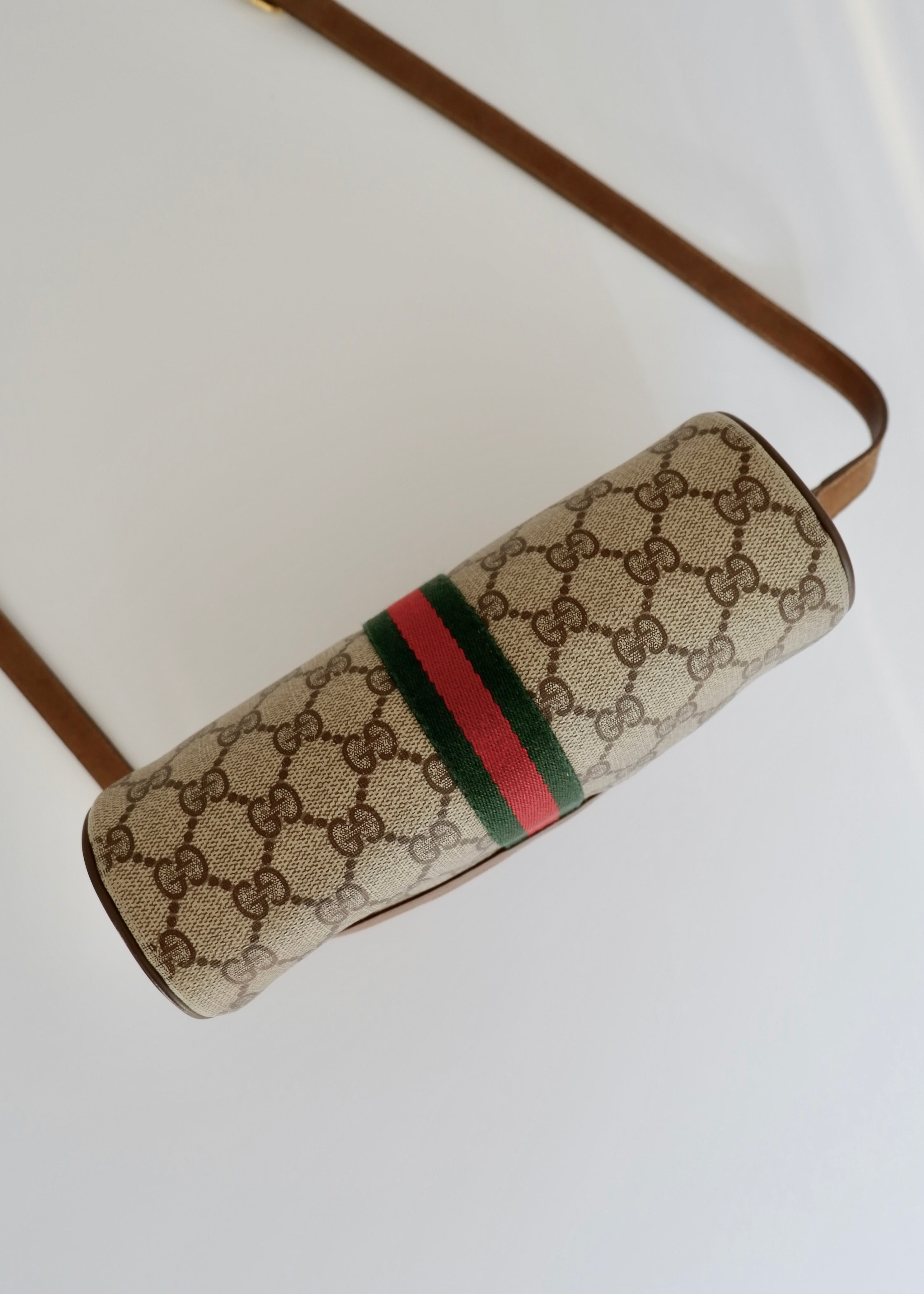 Authentic Preowned Gucci Anniversary Collection Brown Camera Bag