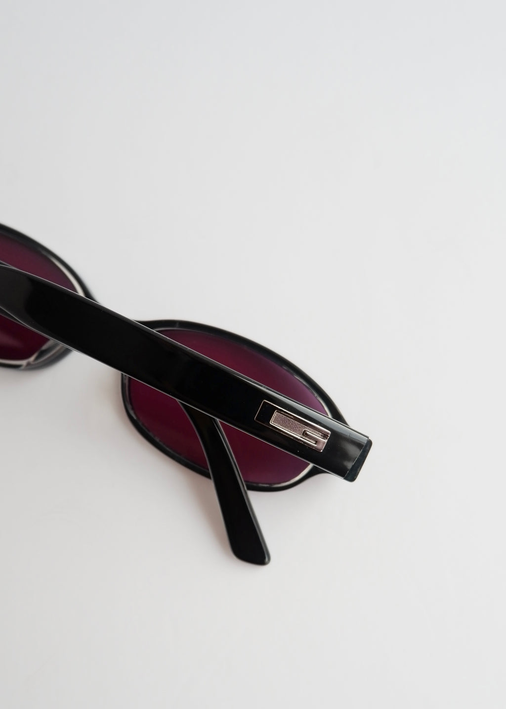 Authentic Preowned Gucci Round Frame Purple Lens Sunglasses