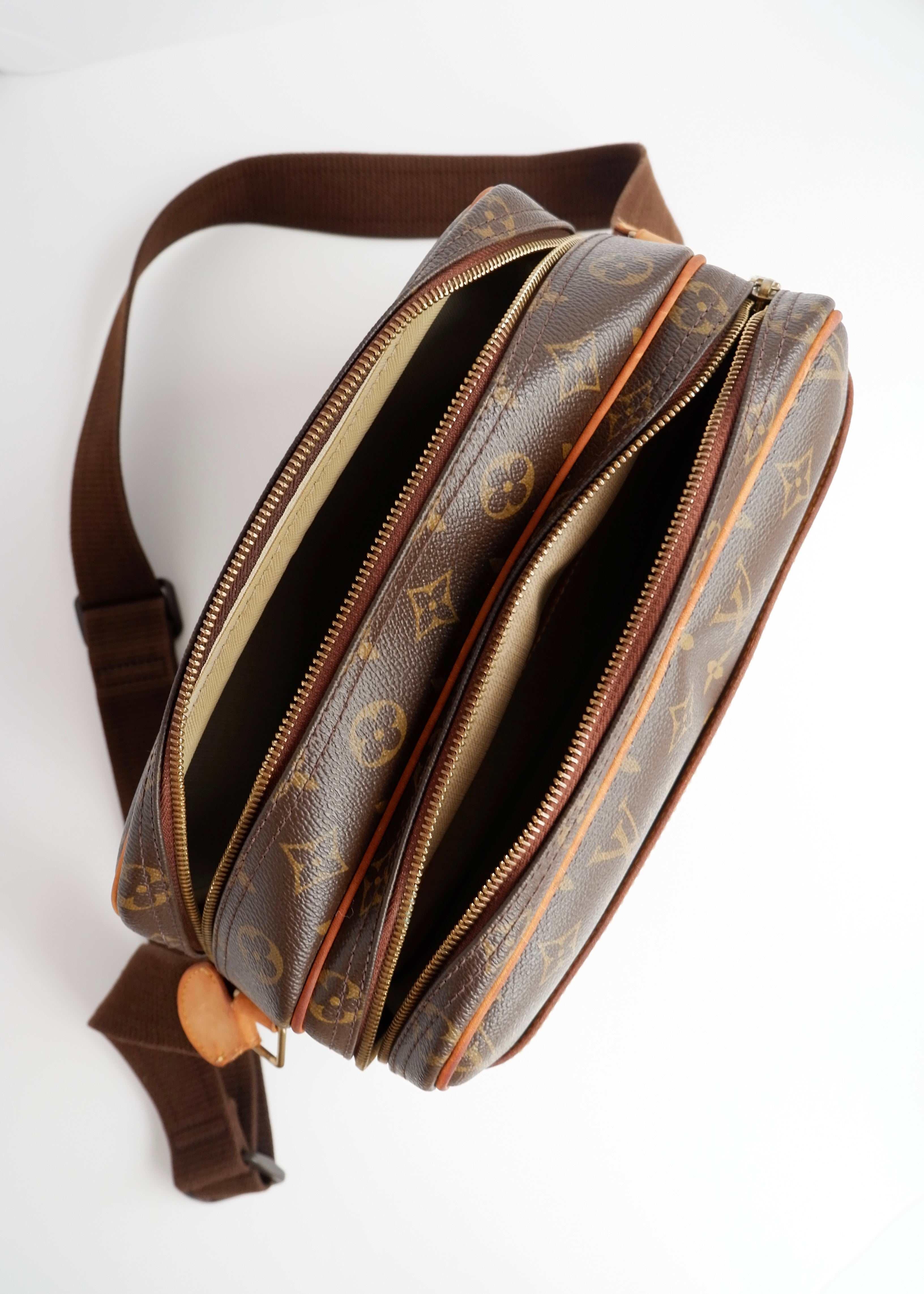 Authentique Sac bandoulière Louis Vuitton Monogram Reporter GM d'occasion