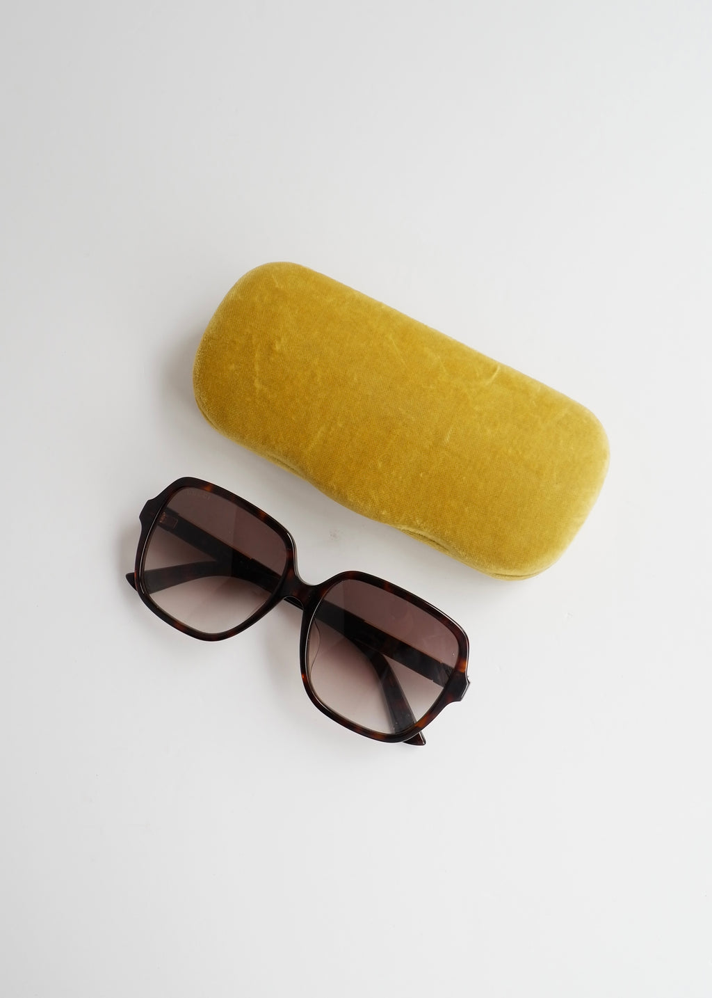Authentic Preowned Gucci Black Oversized Square Frame Sunglasses