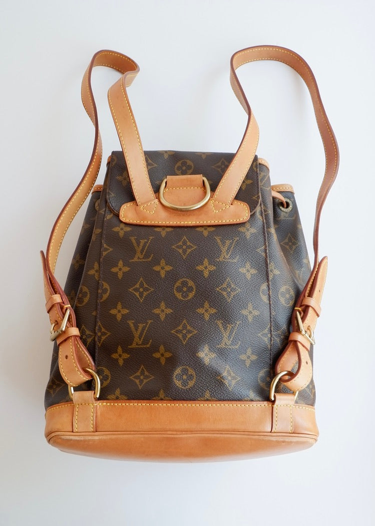 Preowned Vintage Louis Vuitton Monogram Montsouris MM Backpack