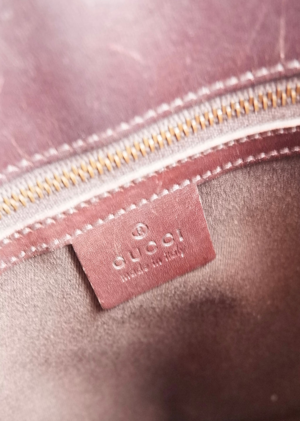 Authentic Preowned Gucci Brown GG Canvas Leather Buckle Shoulder Bag