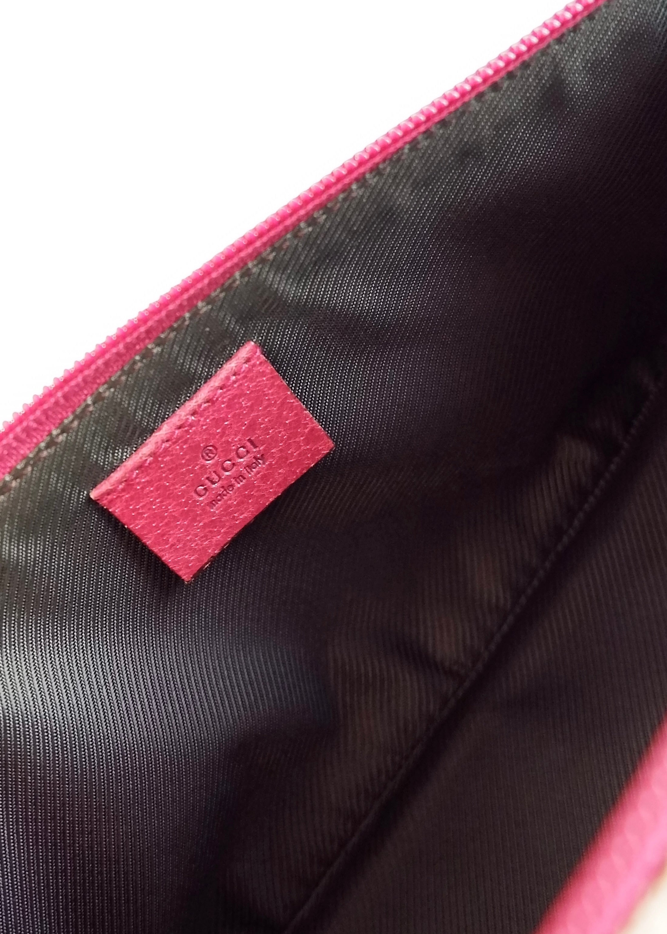 Authentique Pochette Bateau Gucci Beige/Bordeaux d'occasion