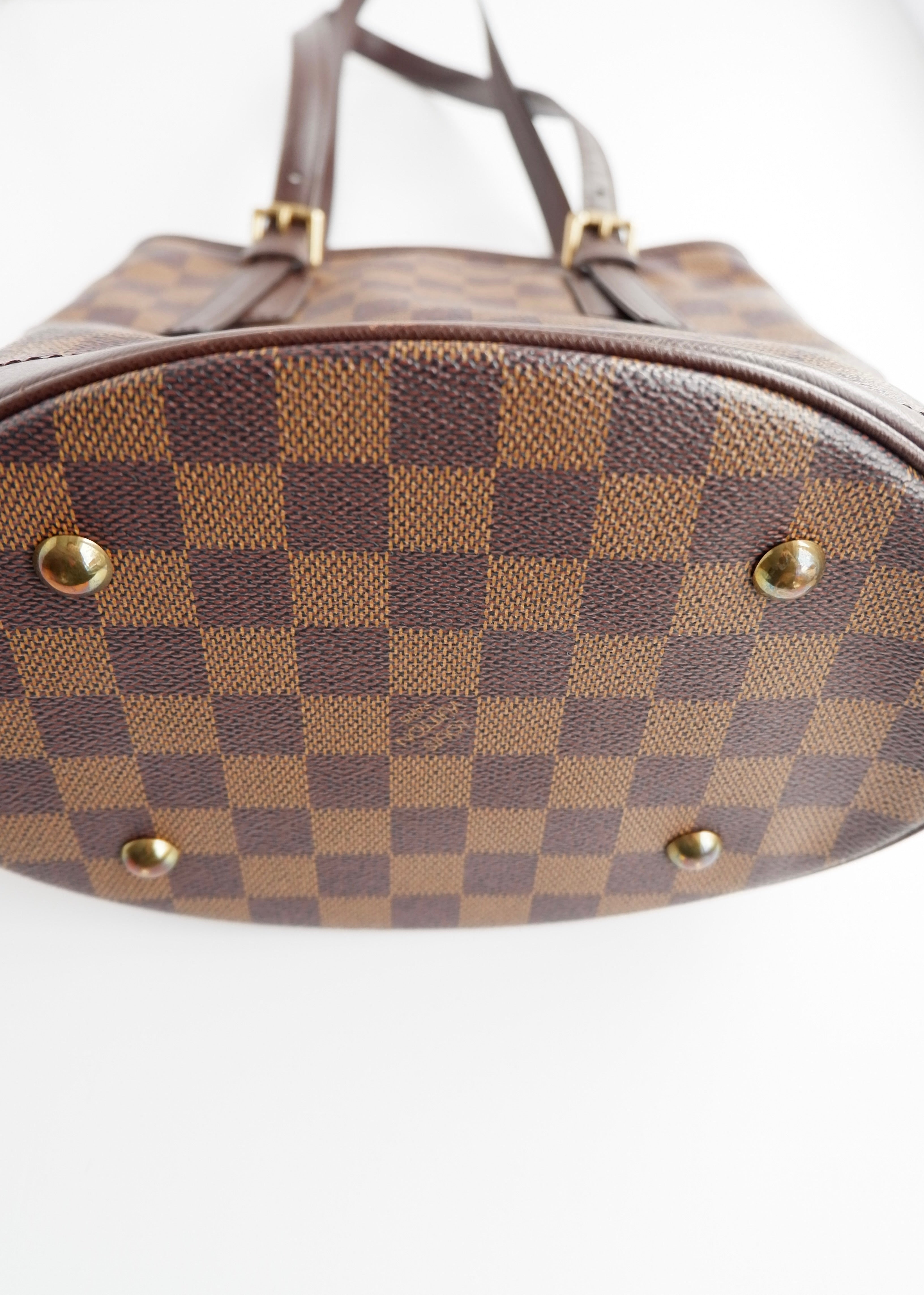 Authentic Preowned Louis Vuitton Damier Ebene Marais Bucket Bag