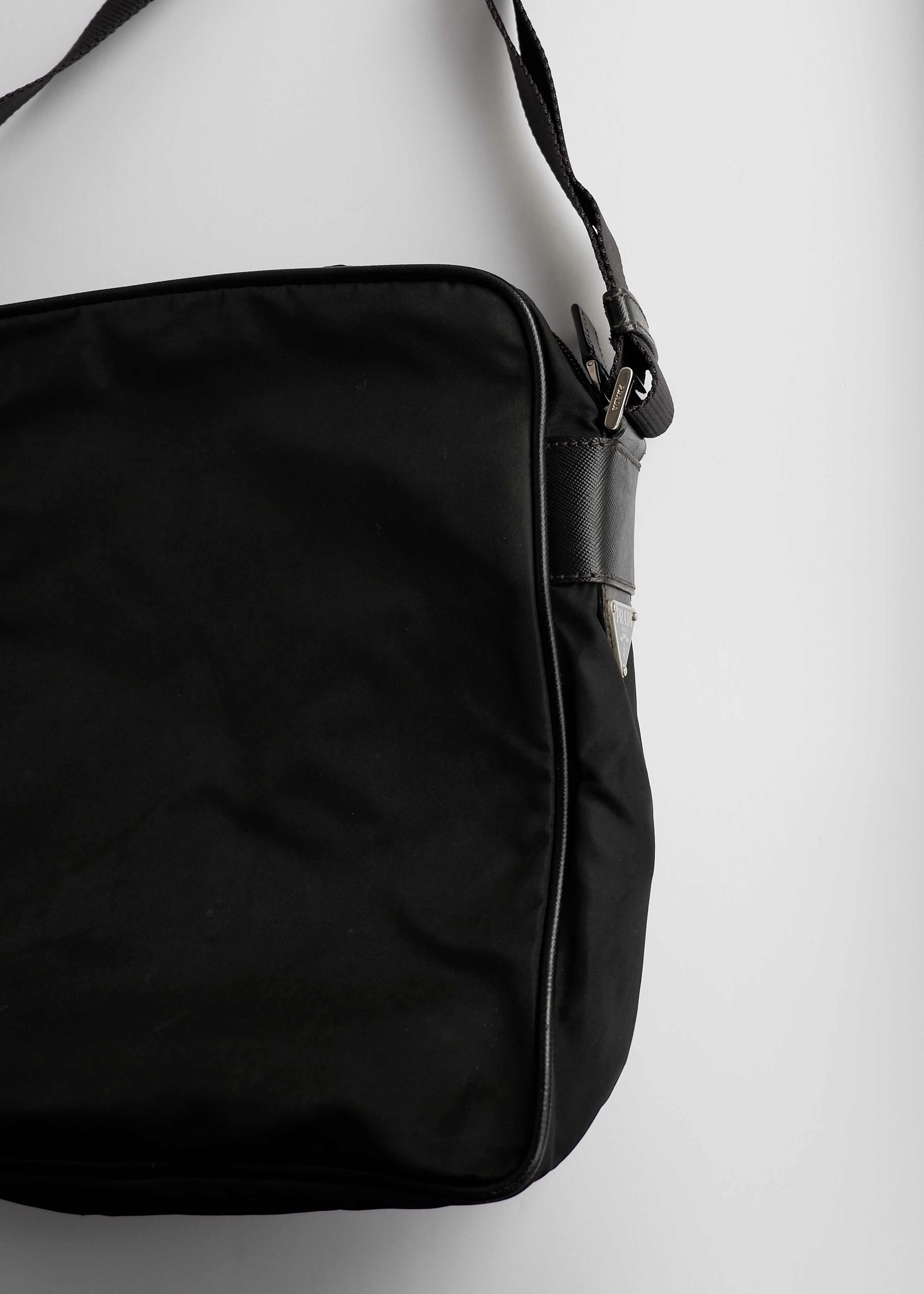 Authentic Preowned Prada Black Nylon Crossbody Bag
