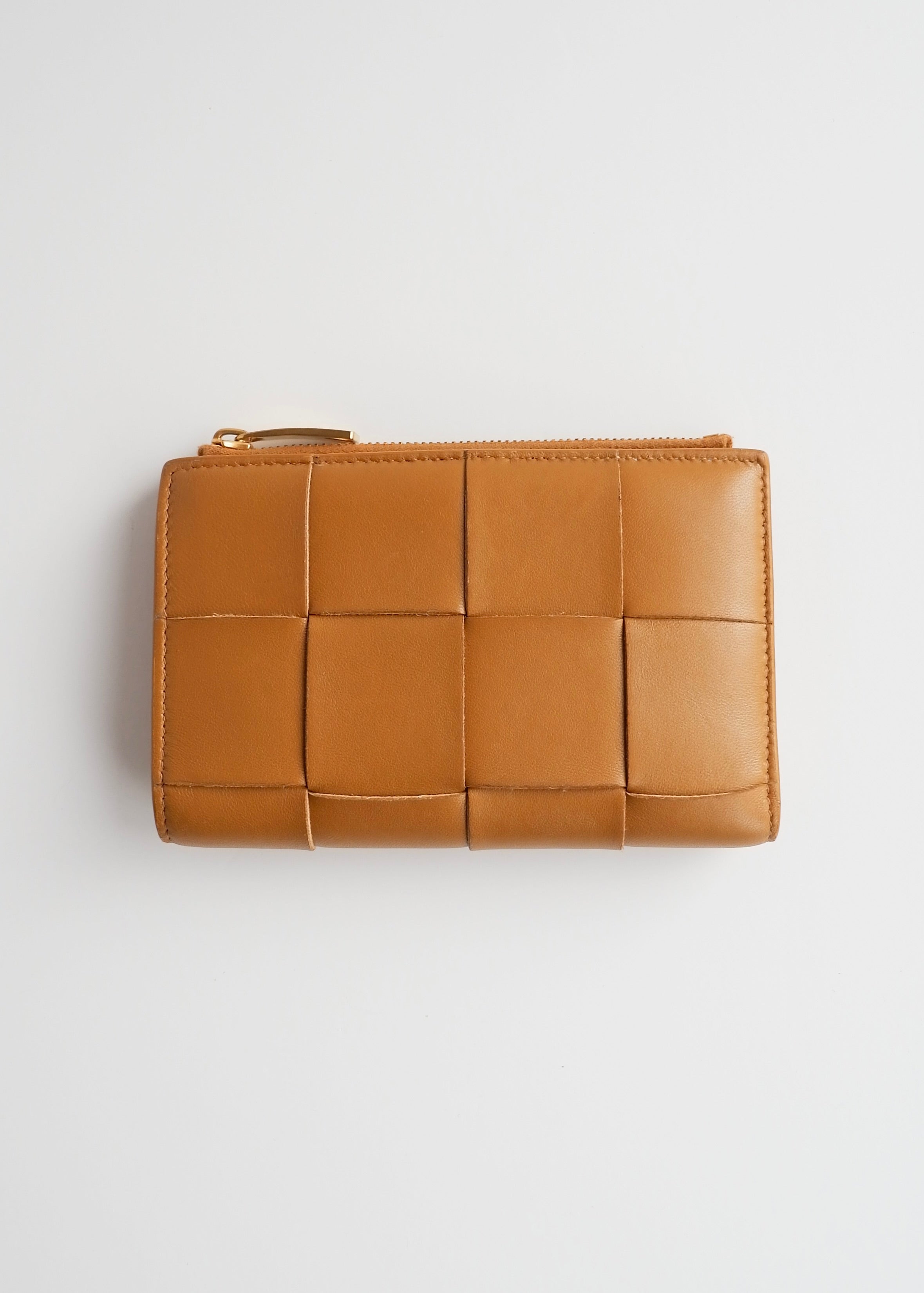 Authentic Preowned Bottega Veneta Brown Leather Bi-Fold Wallet