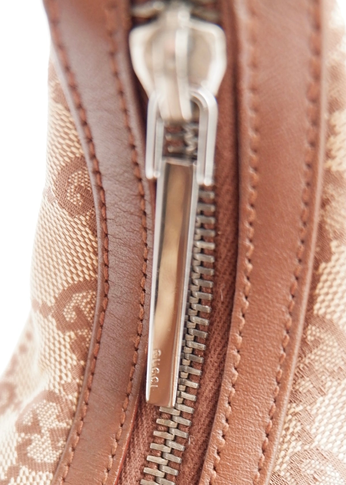 Preowned Gucci Brown GG Canvas Shoulder Bag