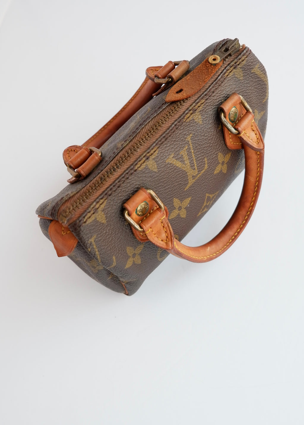Authentic Preowned Vintage Louis Vuitton Monongram Nano Speedy (with strap)