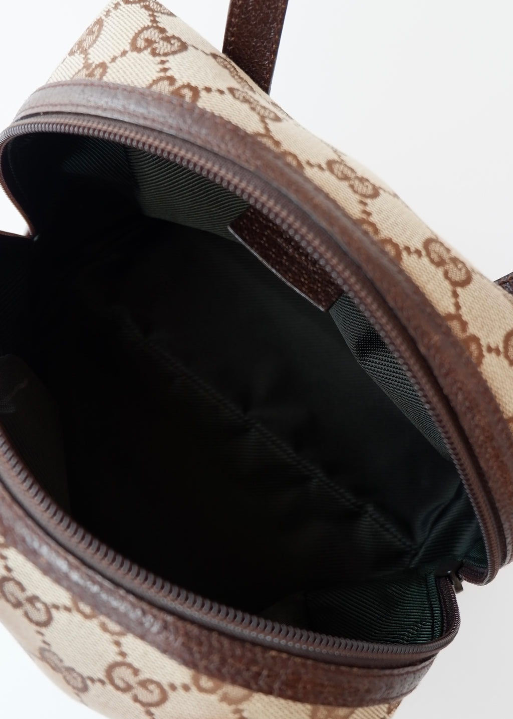 Preowned Gucci Brown GG Canvas Tofu Handbag