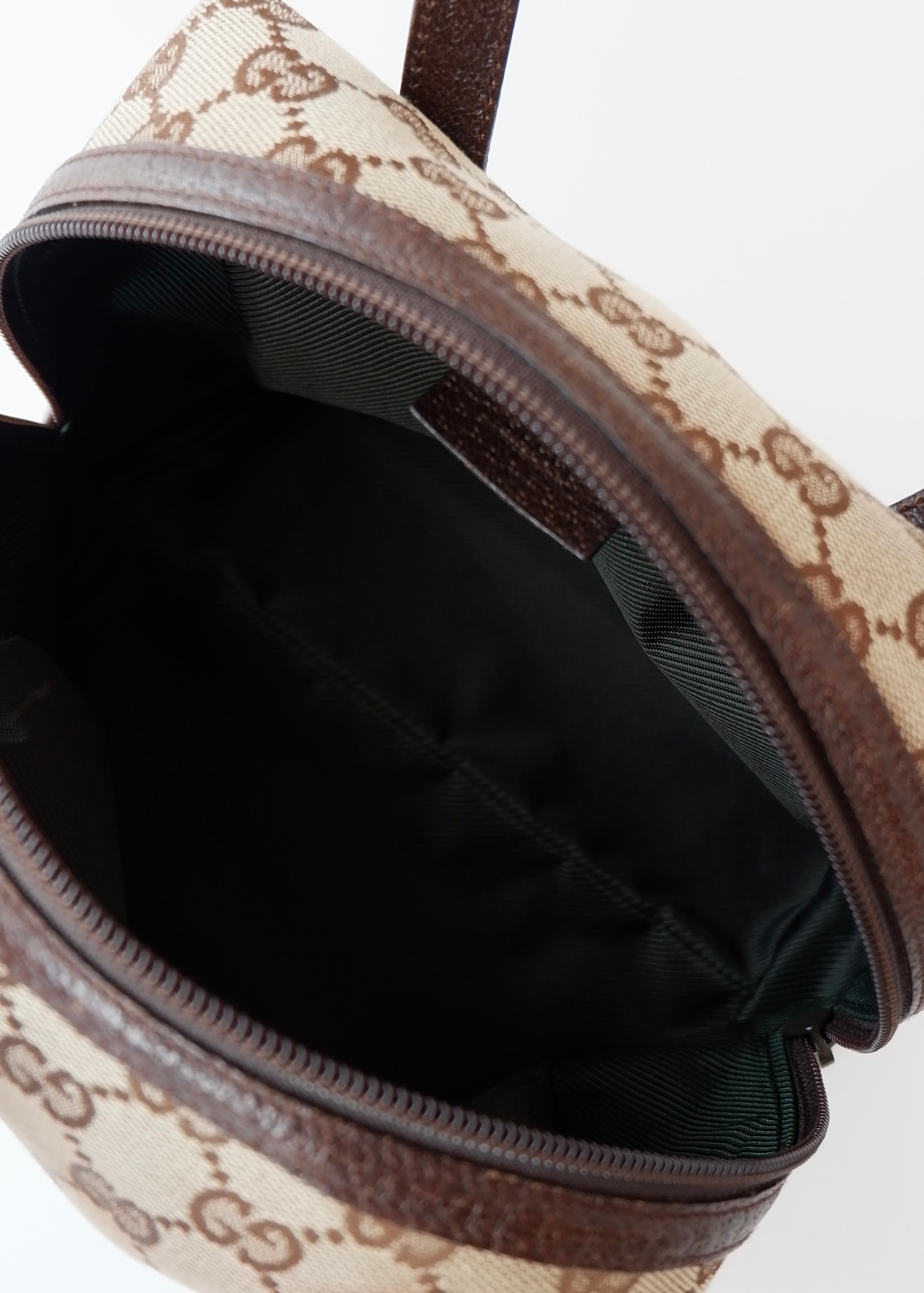 Preowned Gucci Brown GG Canvas Tofu Handbag
