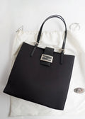 Authentic Preowned Fendi Black Fabric FF Logo Shoulder Bag