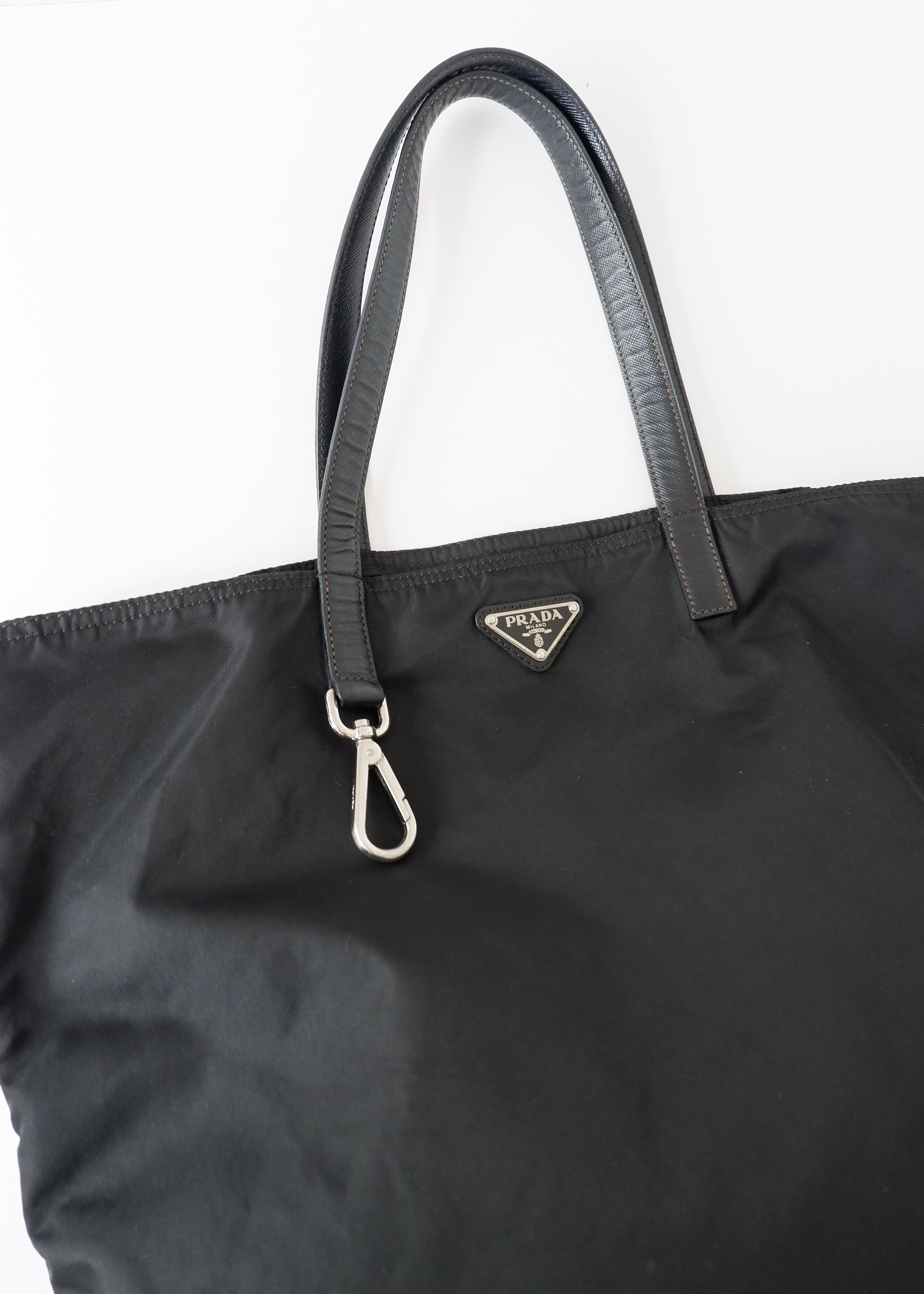 Authentic Preowned Prada Black Nylon Tote Bag