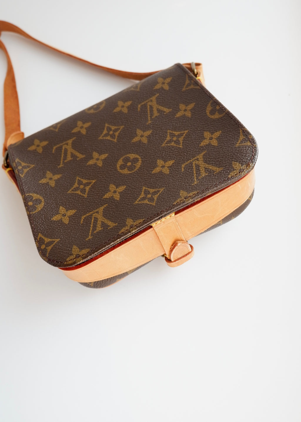 Bandoulière Louis Vuitton Monogram Mini Cartouchière d'occasion authentique