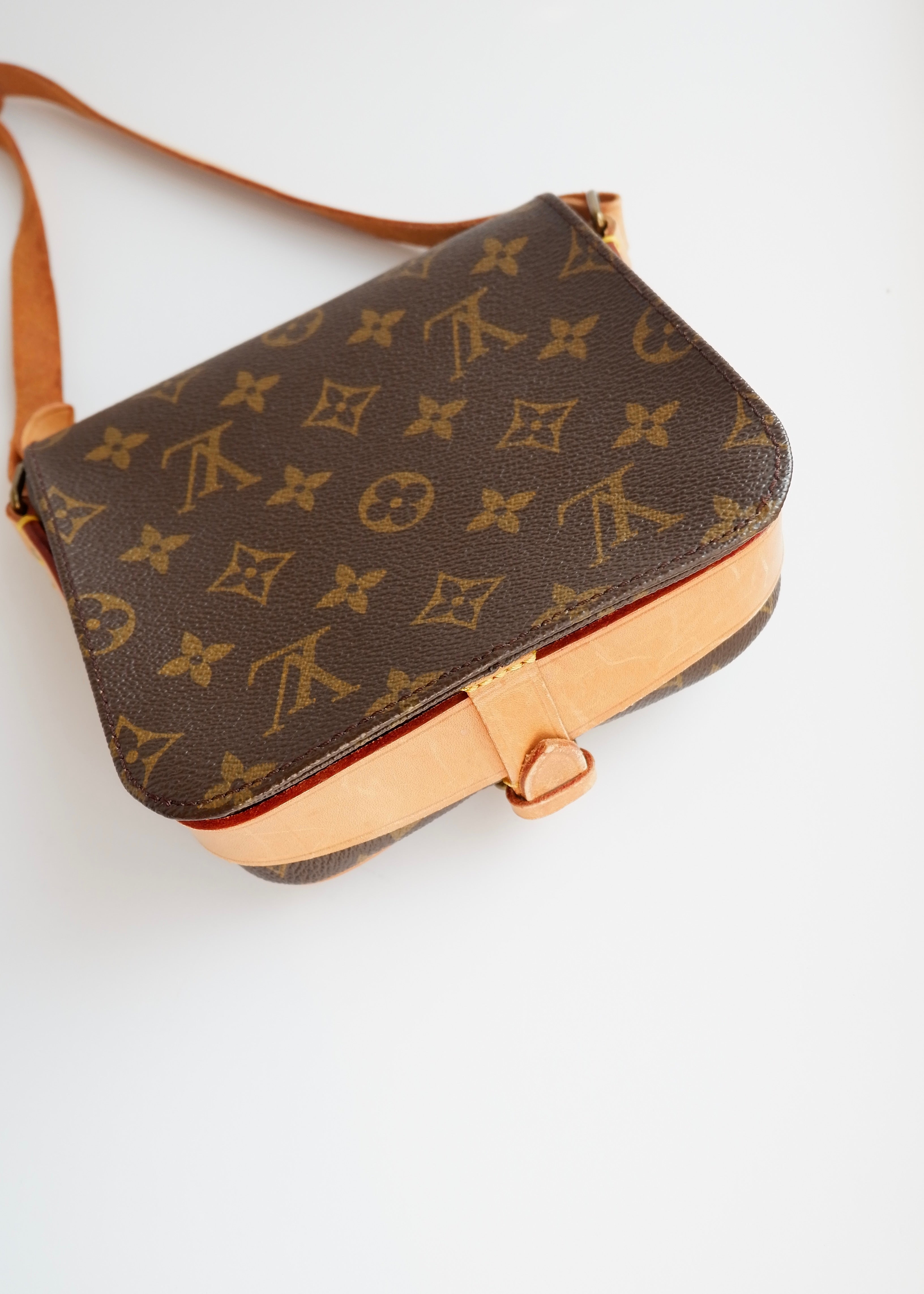 Bandoulière Louis Vuitton Monogram Mini Cartouchière d'occasion authentique
