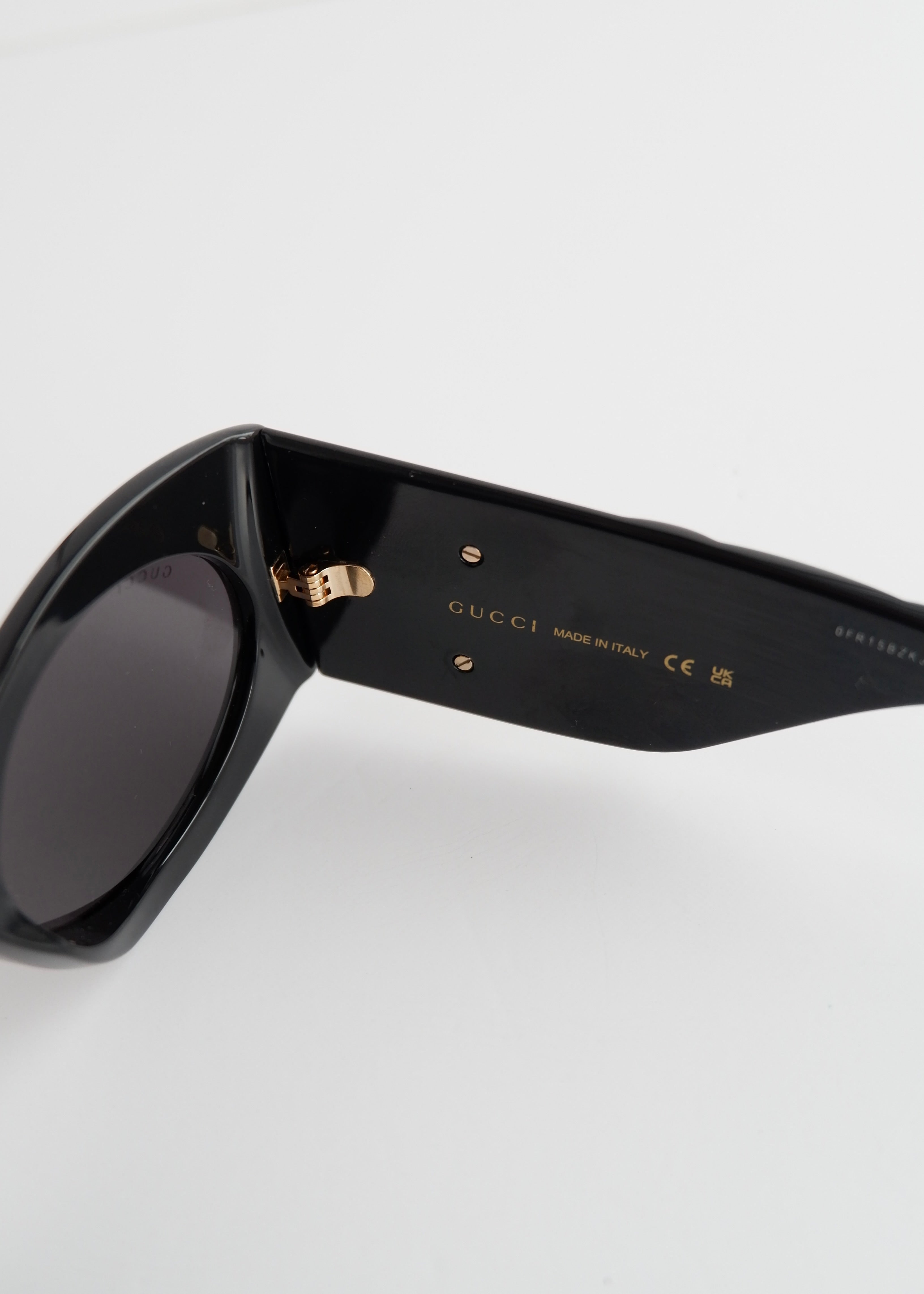 Authentic Preowned Gucci Black GG Marmont Square Frame Sunglasses