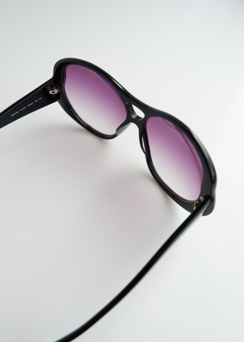 Authentic Preowned Miu Miu Black/Purple Frame Oversized Sunglasses