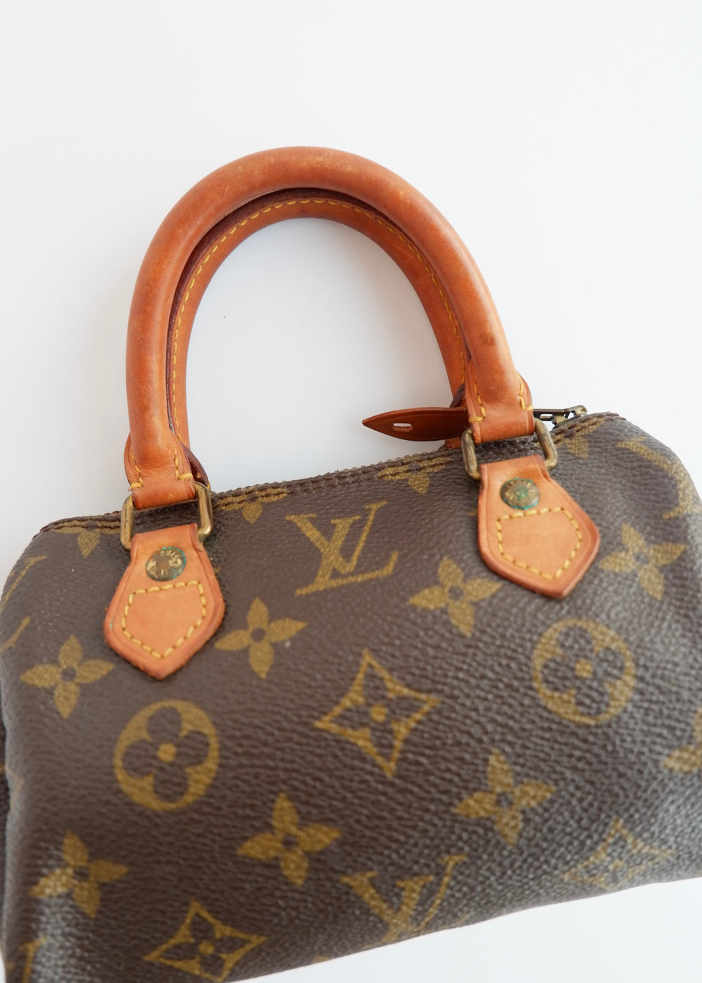 Authentic Preowned Vintage Louis Vuitton Monongram Nano Speedy (with strap)