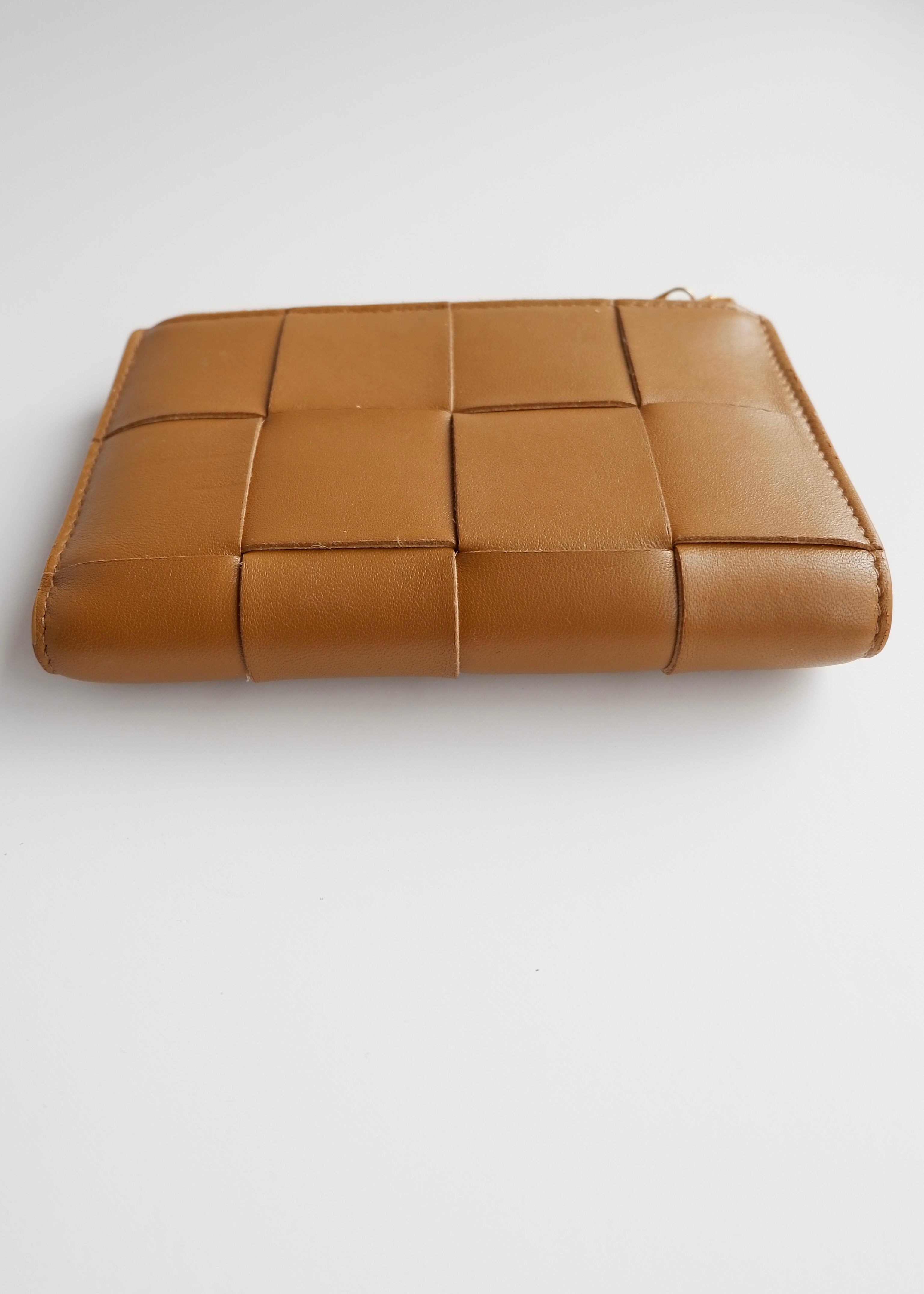 Authentic Preowned Bottega Veneta Brown Leather Bi-Fold Wallet