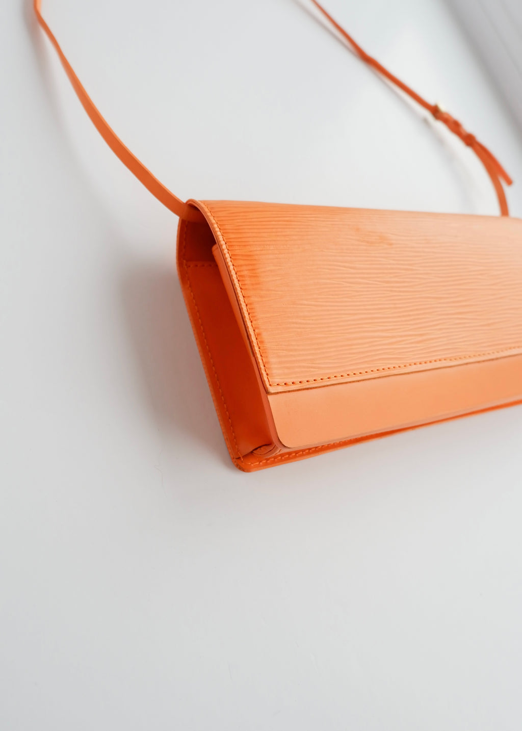 Authentic Preowned Louis Vuitton Orange Epi Leather Honfleur Shoulder Bag