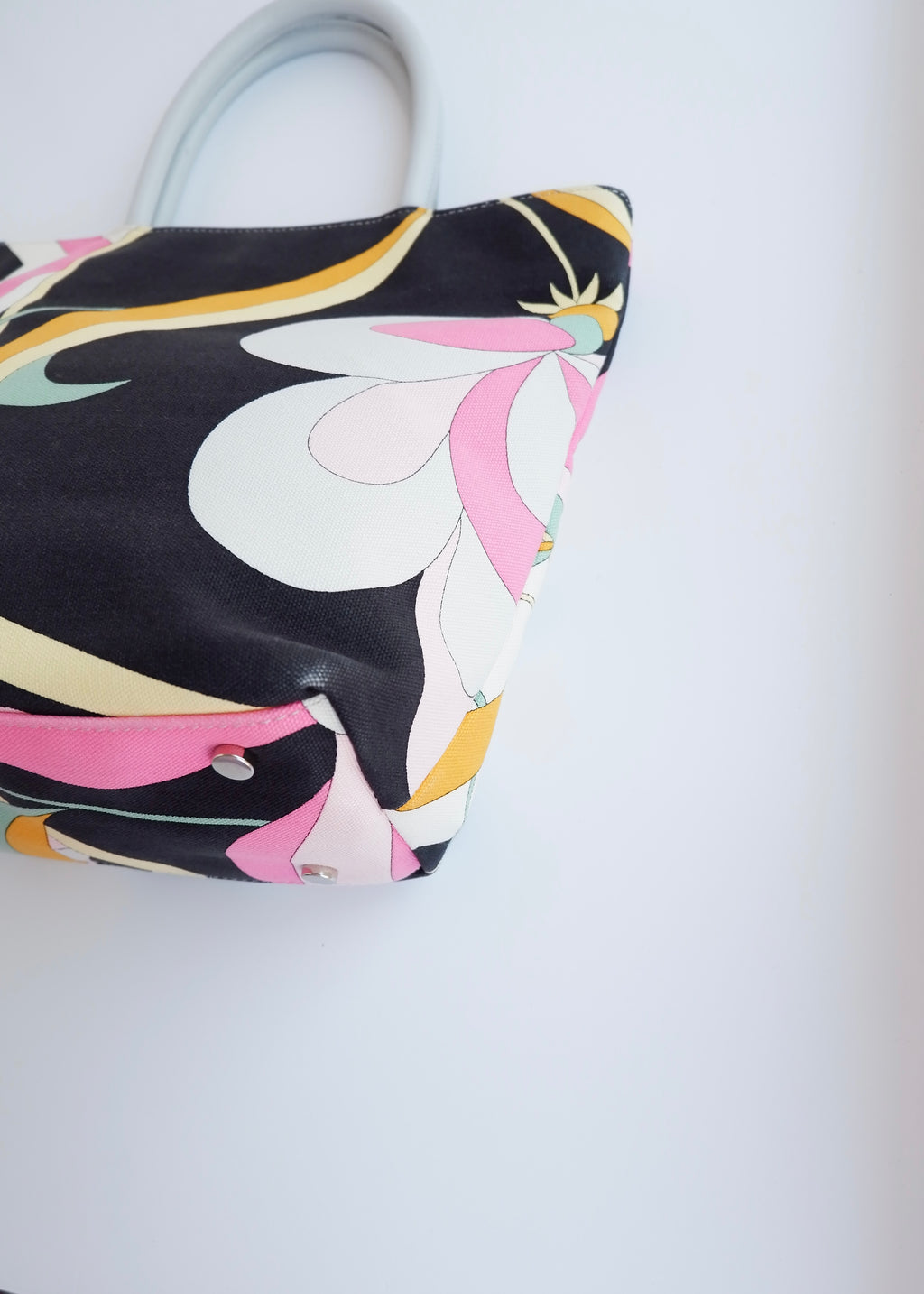 Authentique sac à main Emilio Pucci multicolore d'occasion