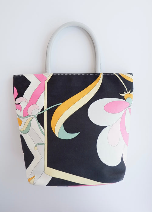 Authentique sac à main Emilio Pucci multicolore d'occasion