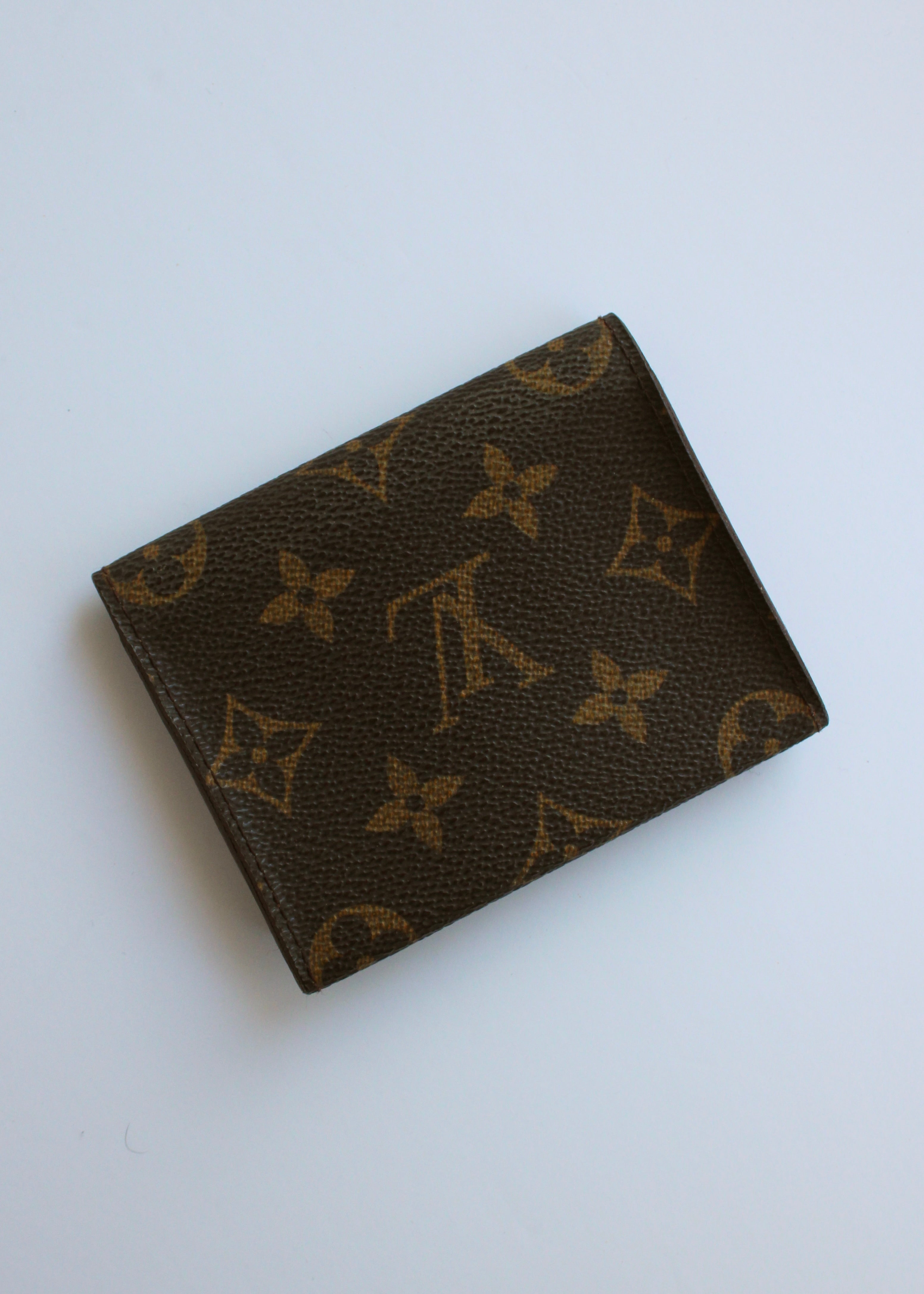 Authentique porte-cartes Louis Vuitton Monogram d'occasion