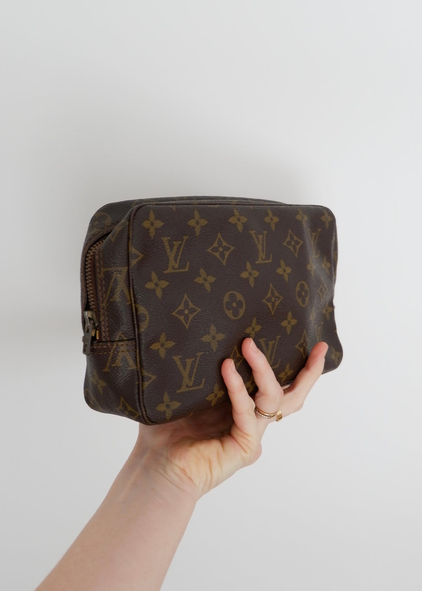 Authentic Preowned Vintage Louis Vuitton Monogram Toiletry Bag/ Pouch