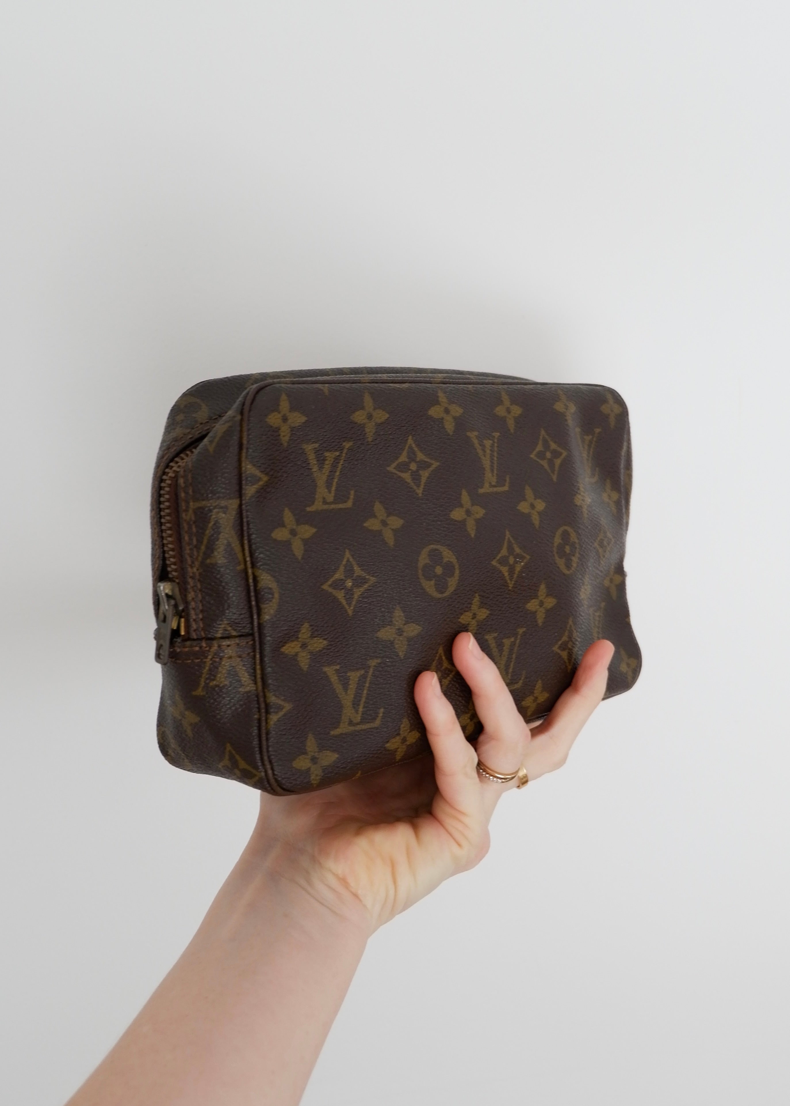 Authentic Preowned Vintage Louis Vuitton Monogram Toiletry Bag/ Pouch