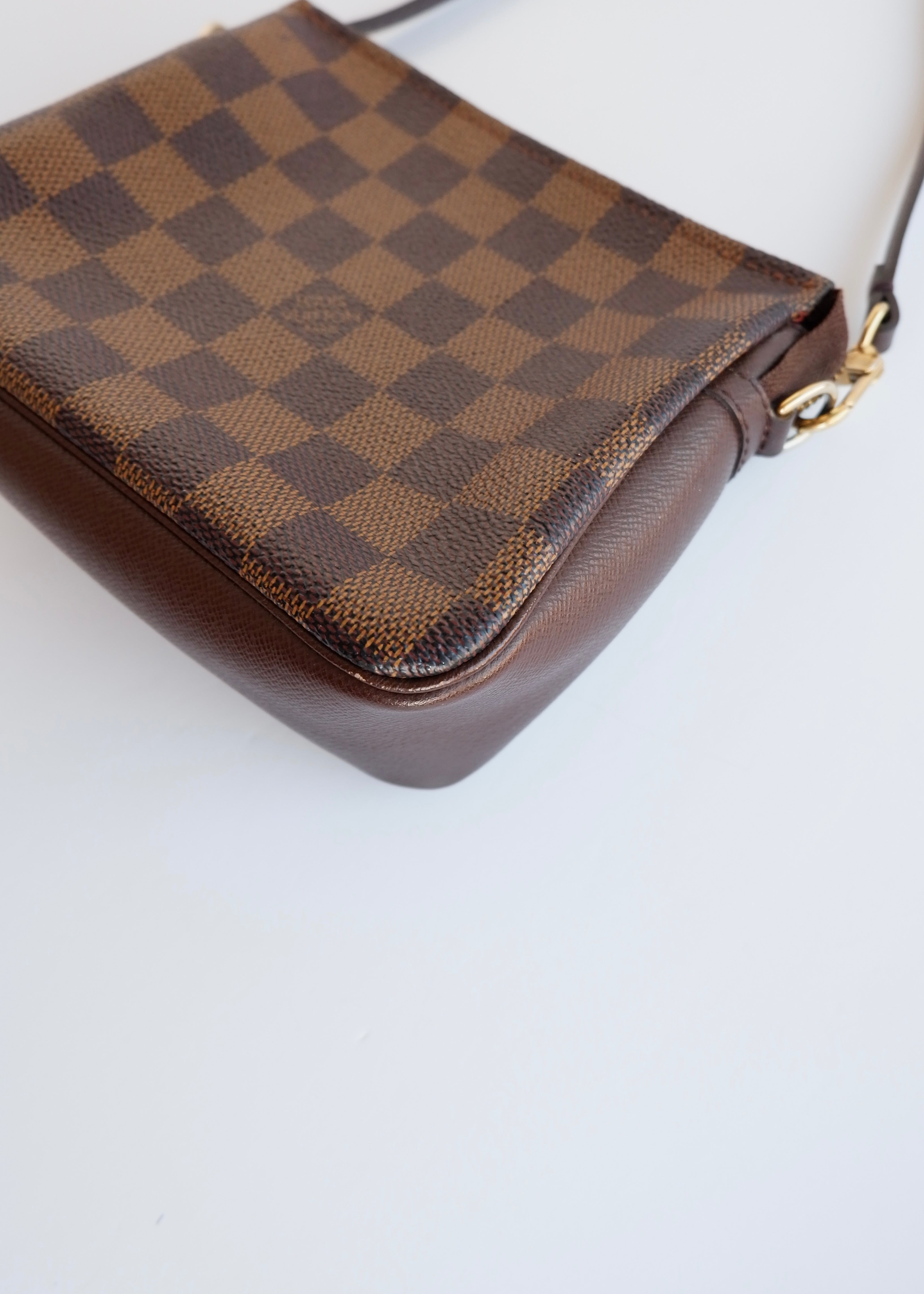 Authentic Preowned Louis Vuitton Damier Ebene Trousse Shoulder Bag