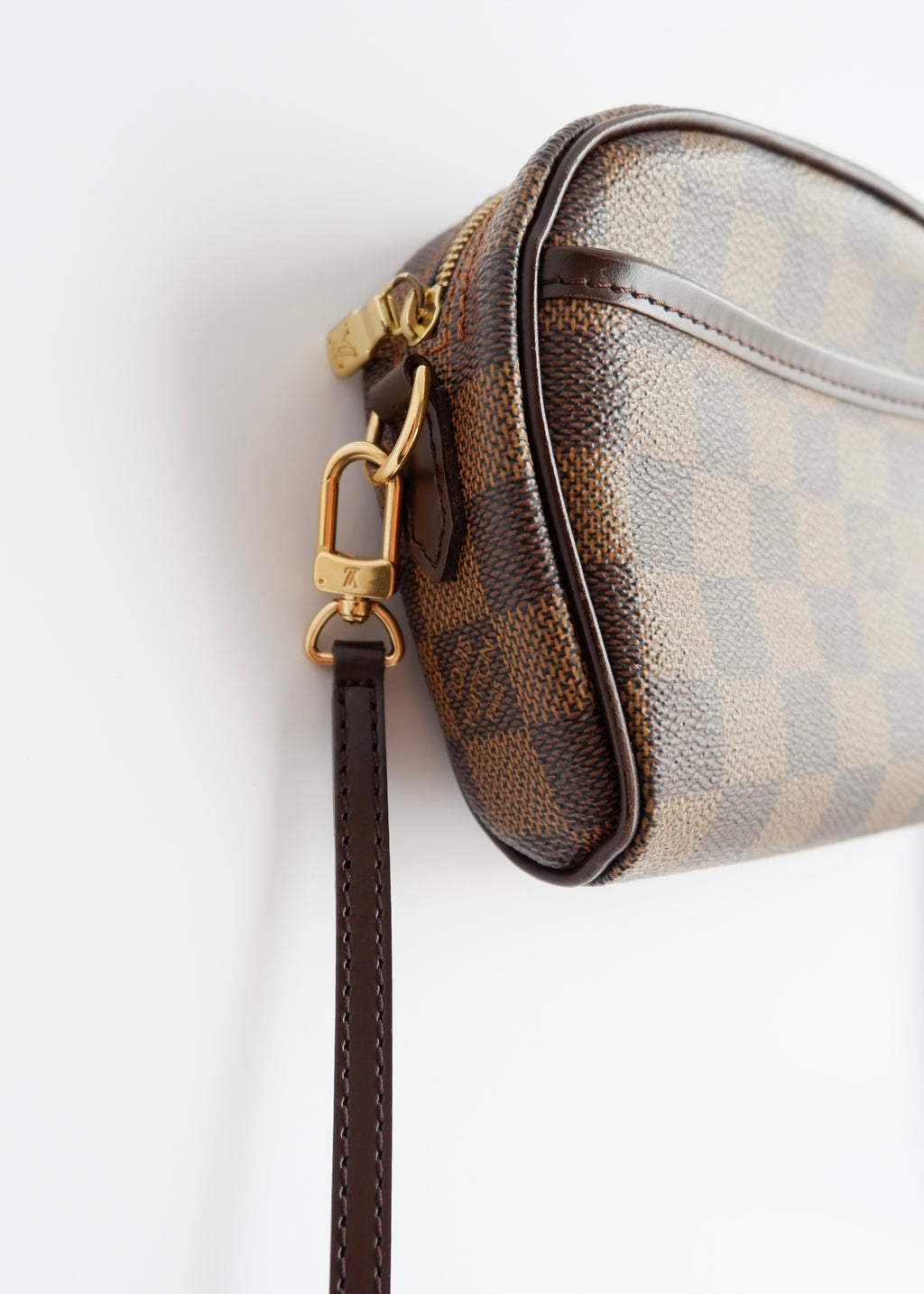 Authentic Preowned Louis Vuitton Damier Ebene Ipanema PM Crossbody Bag