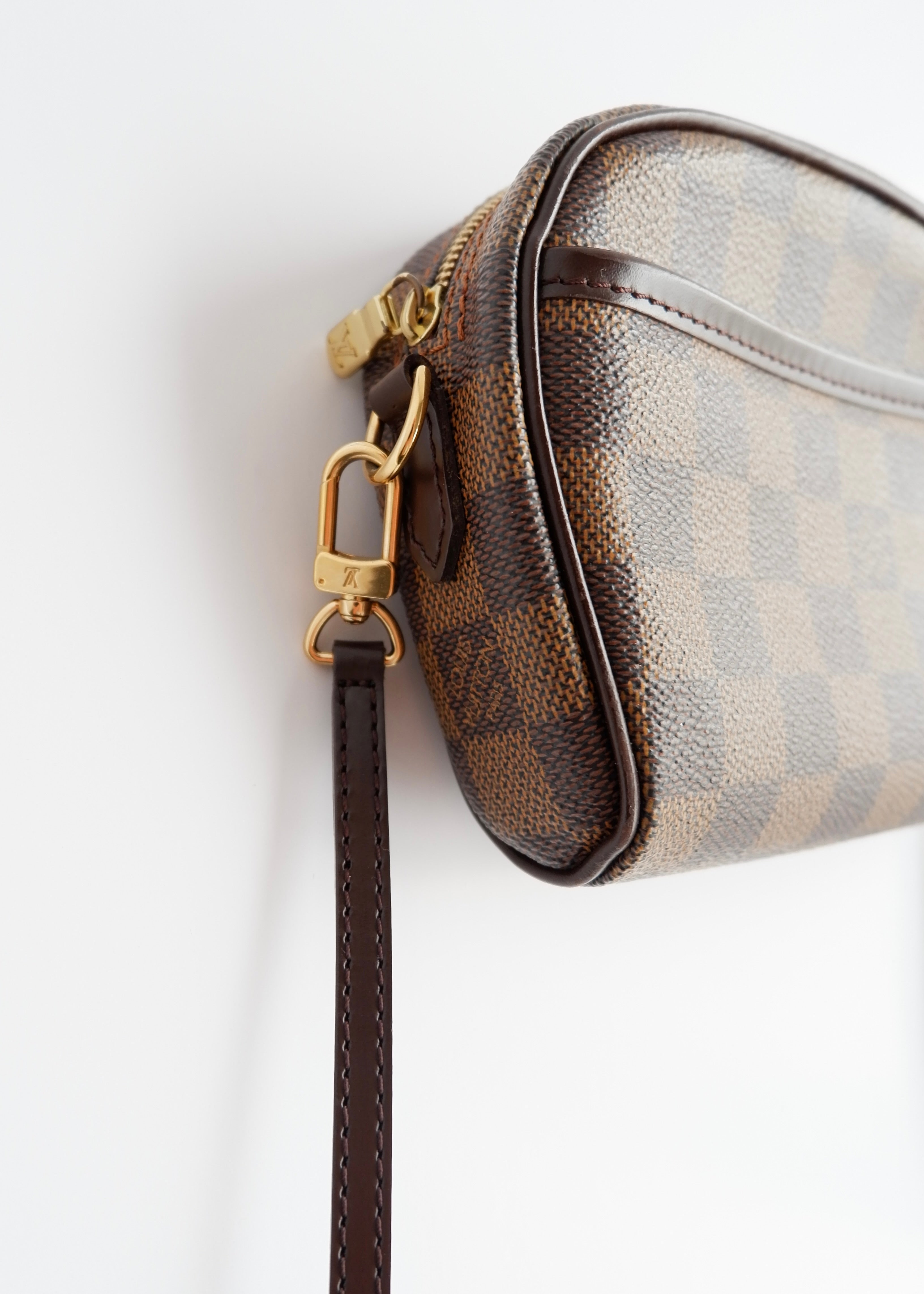 Authentic Preowned Louis Vuitton Damier Ebene Ipanema PM Crossbody Bag