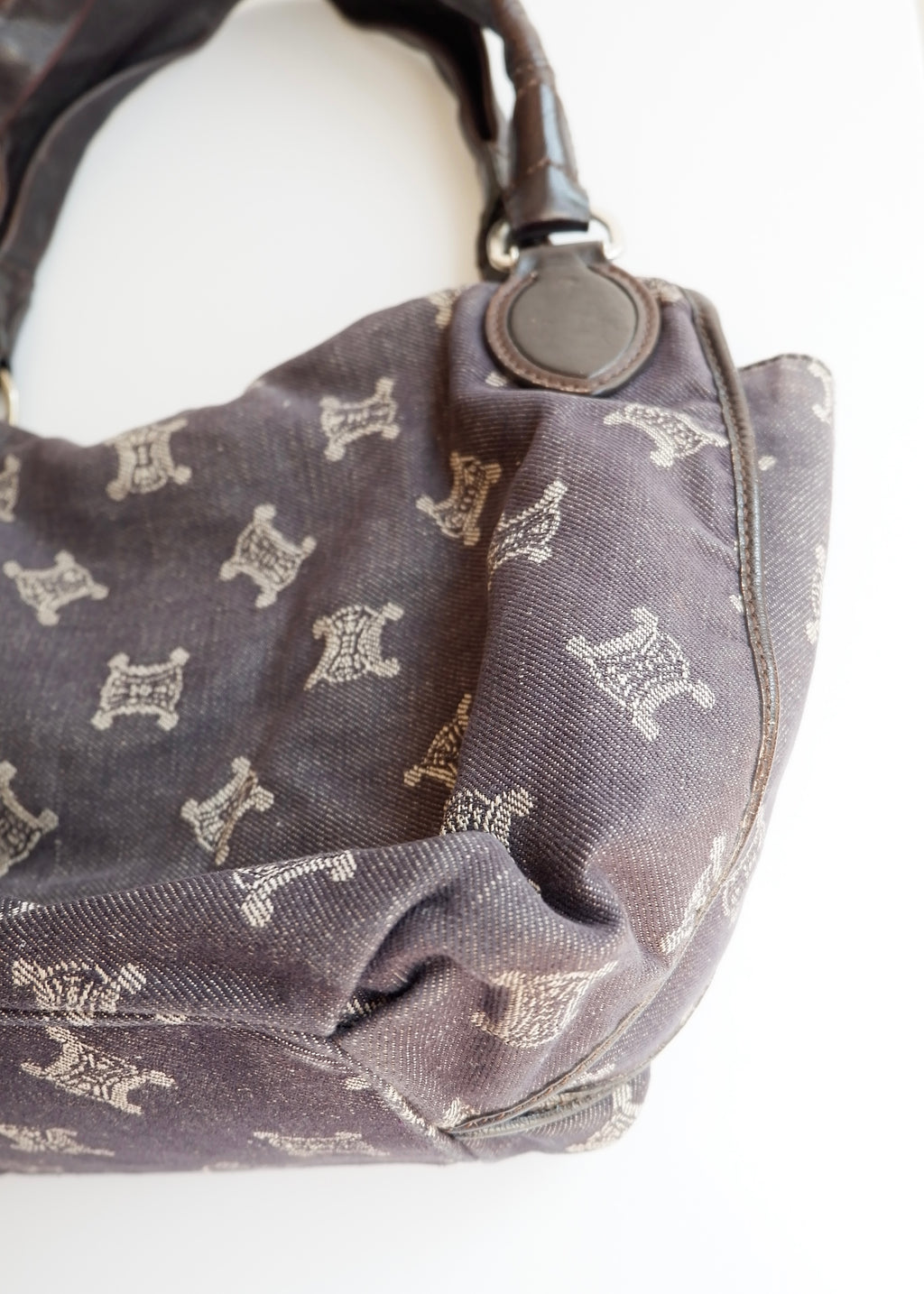 Authentic Preowned Celine Denim Hobo Shoulder Bag