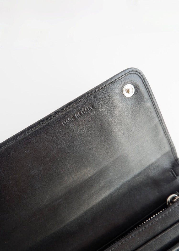 Authentique WOC Prada en nylon/cuir noir d'occasion