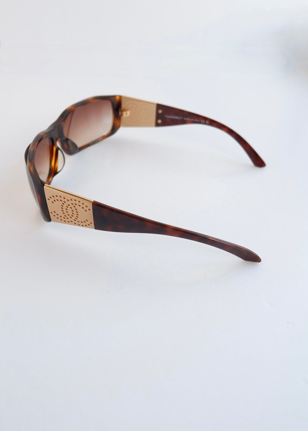 Authentic Preowned Vintage Chanel Brown Square Frame Sunglasses