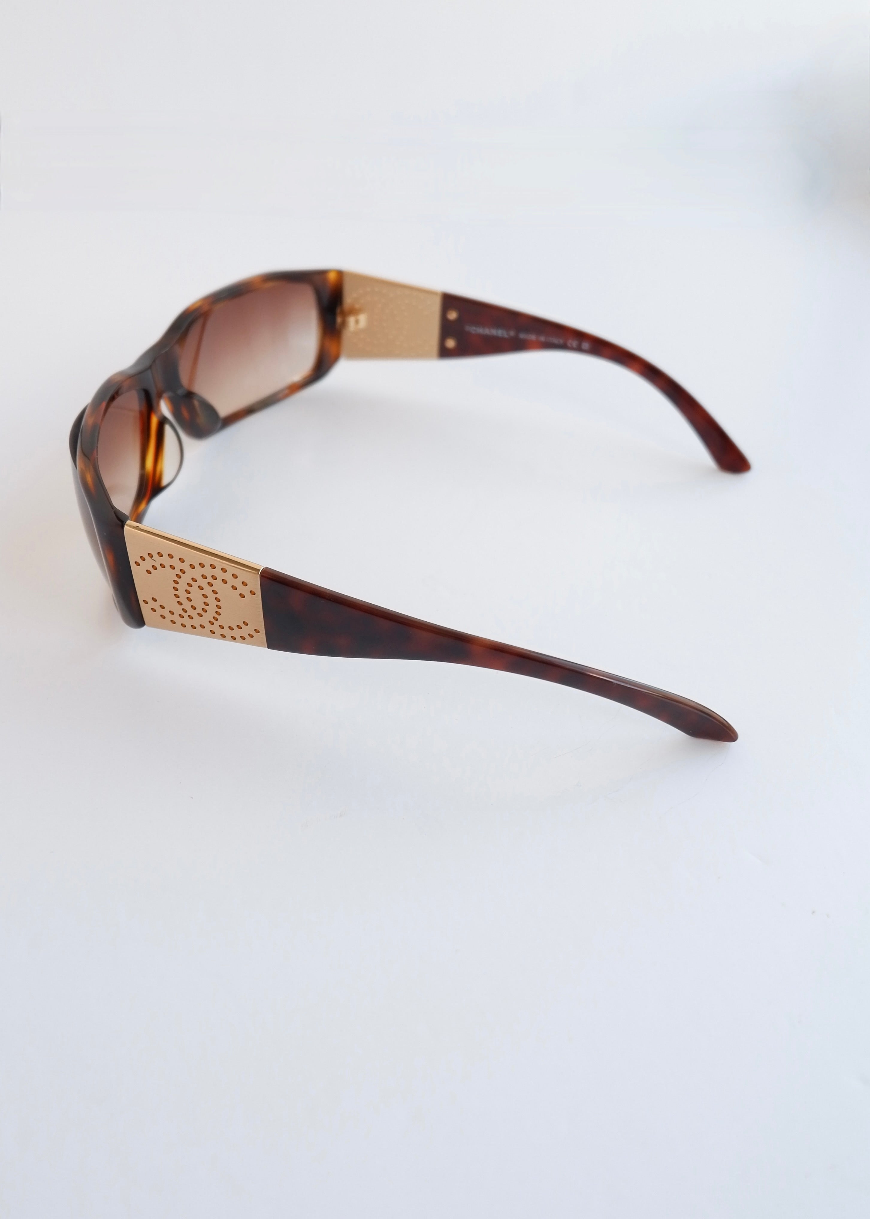 Authentic Preowned Vintage Chanel Brown Square Frame Sunglasses