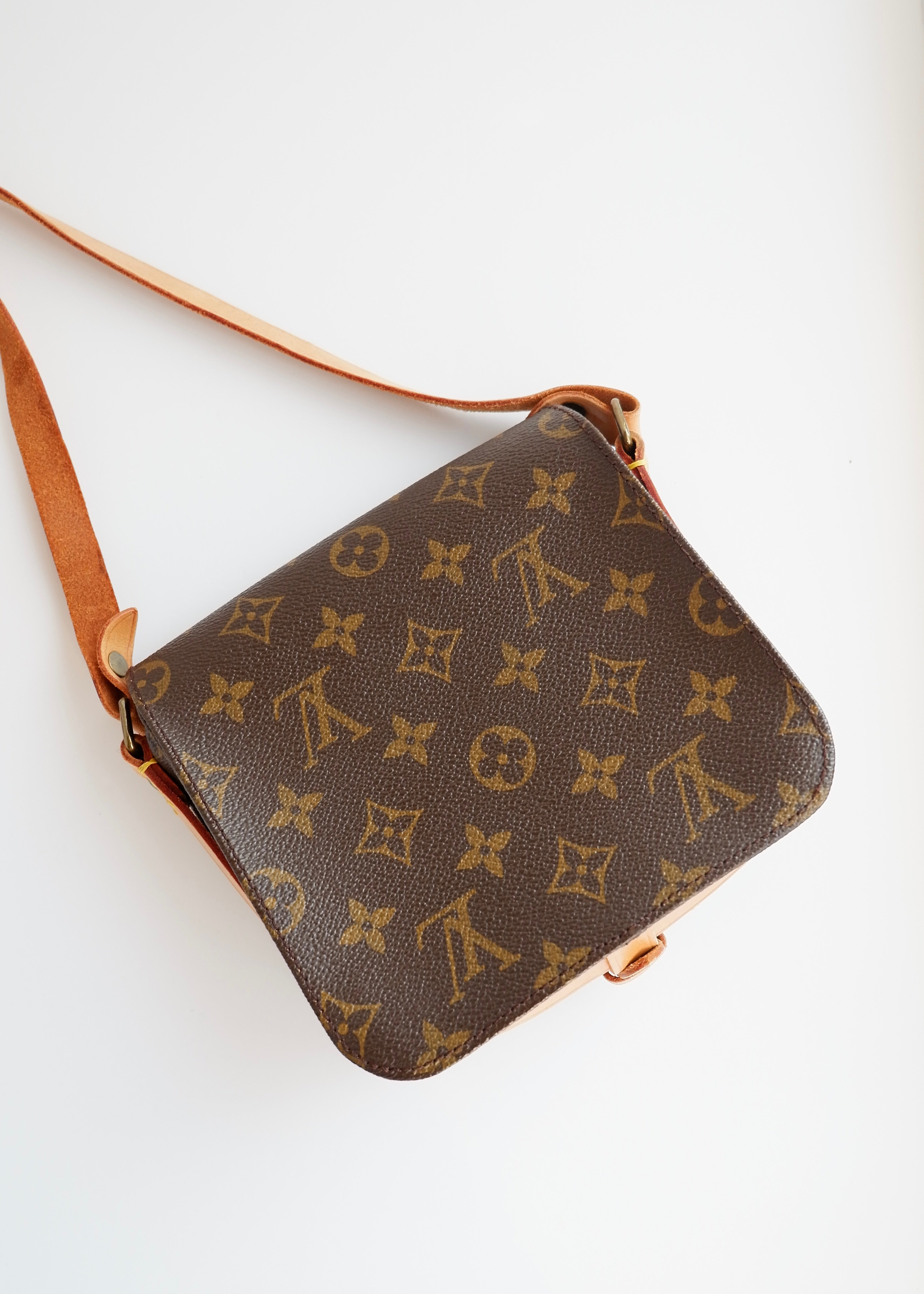 Bandoulière Louis Vuitton Monogram Mini Cartouchière d'occasion authentique