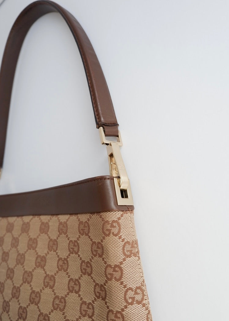 Authentic Preowned Gucci Brown GG Canvas Shoulder Bag