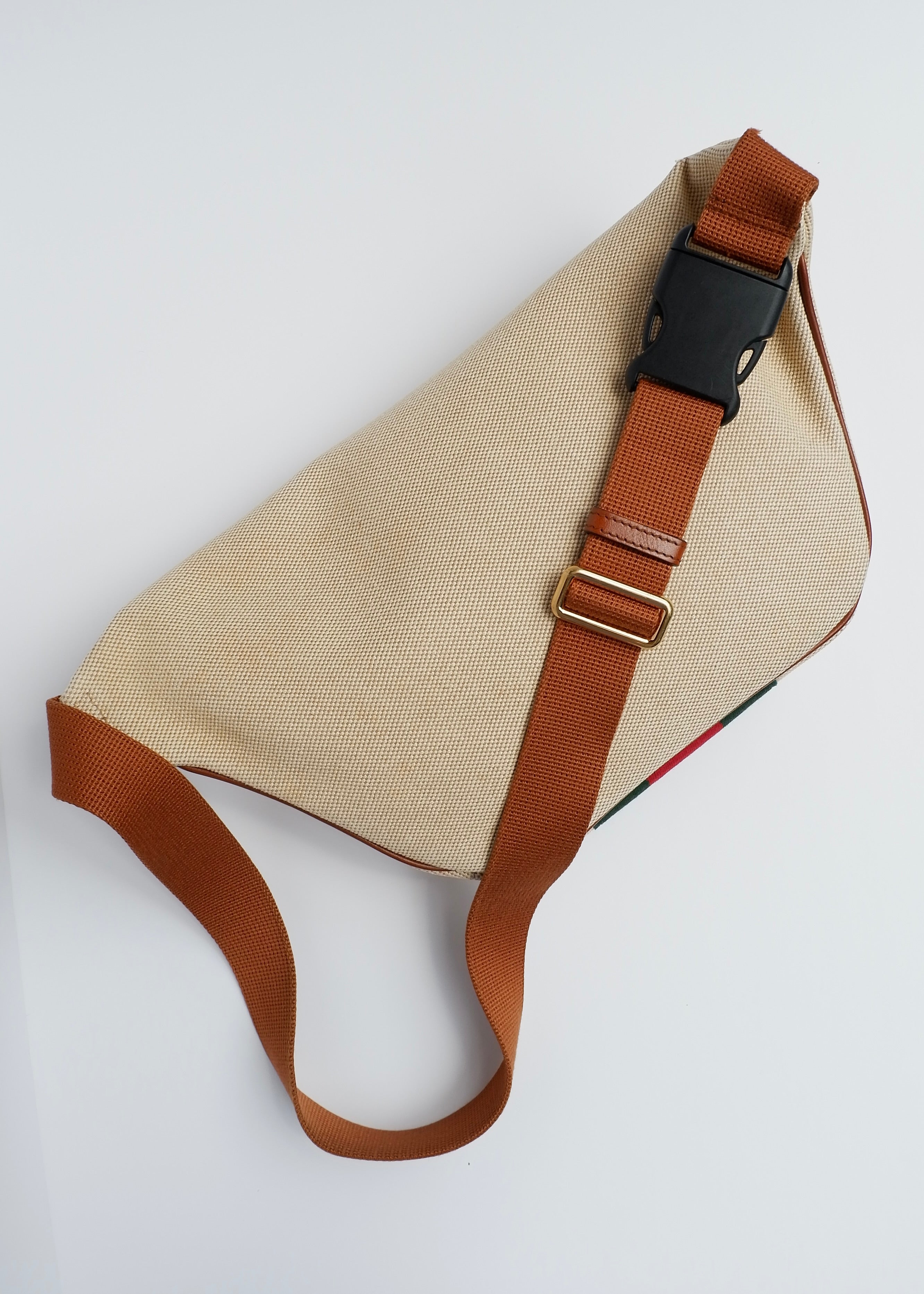Authentique Sac Banane Gucci Beige Sherry Line d'Occasion