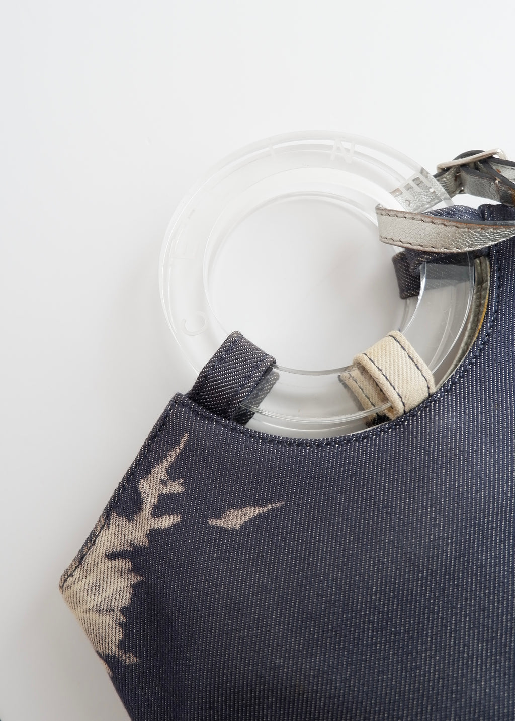Sac à main Céline vintage authentique en jean, d'occasion