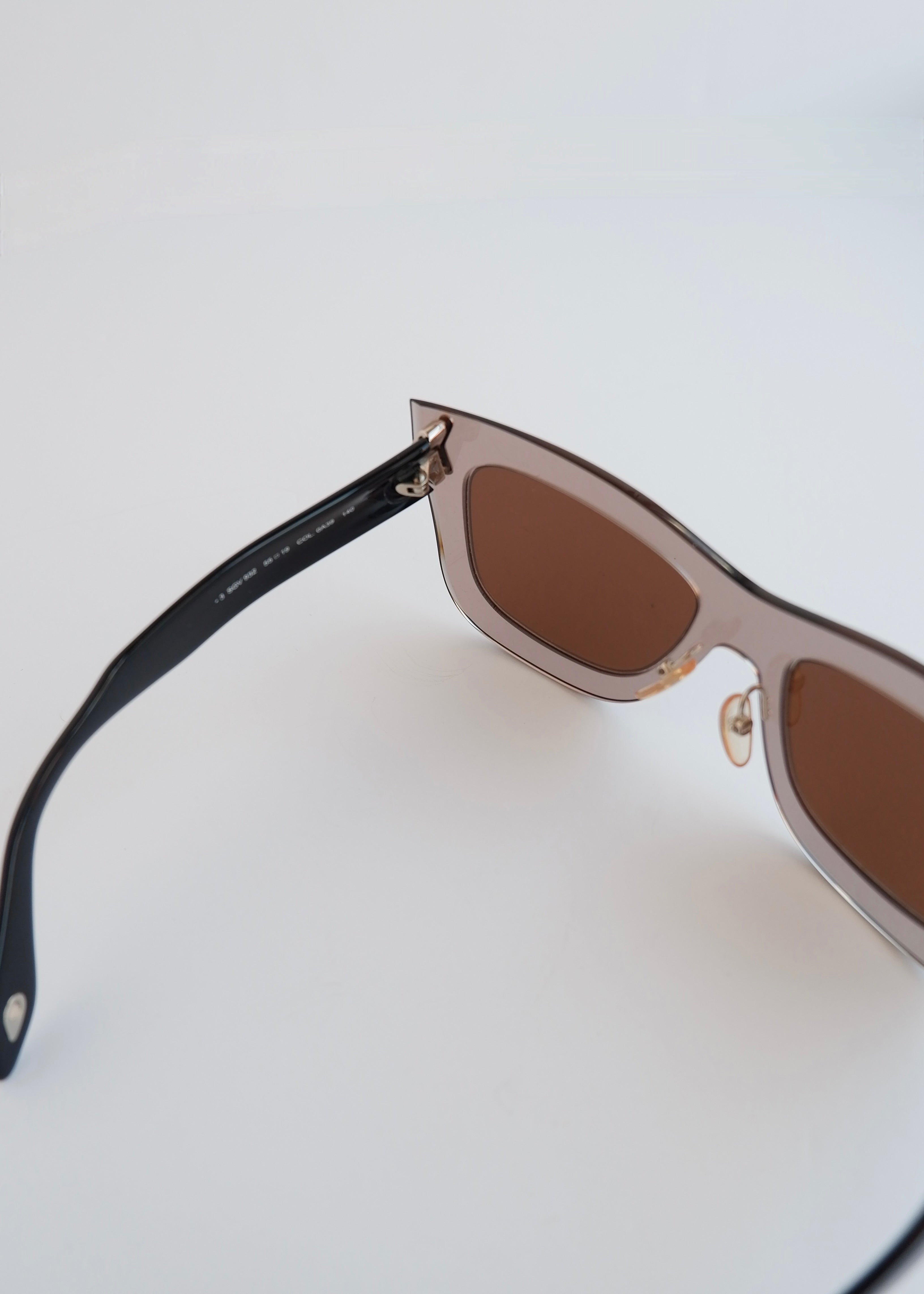 Authentic Preowned Givenchy Black/ Brown Cat Eye Sunglassses