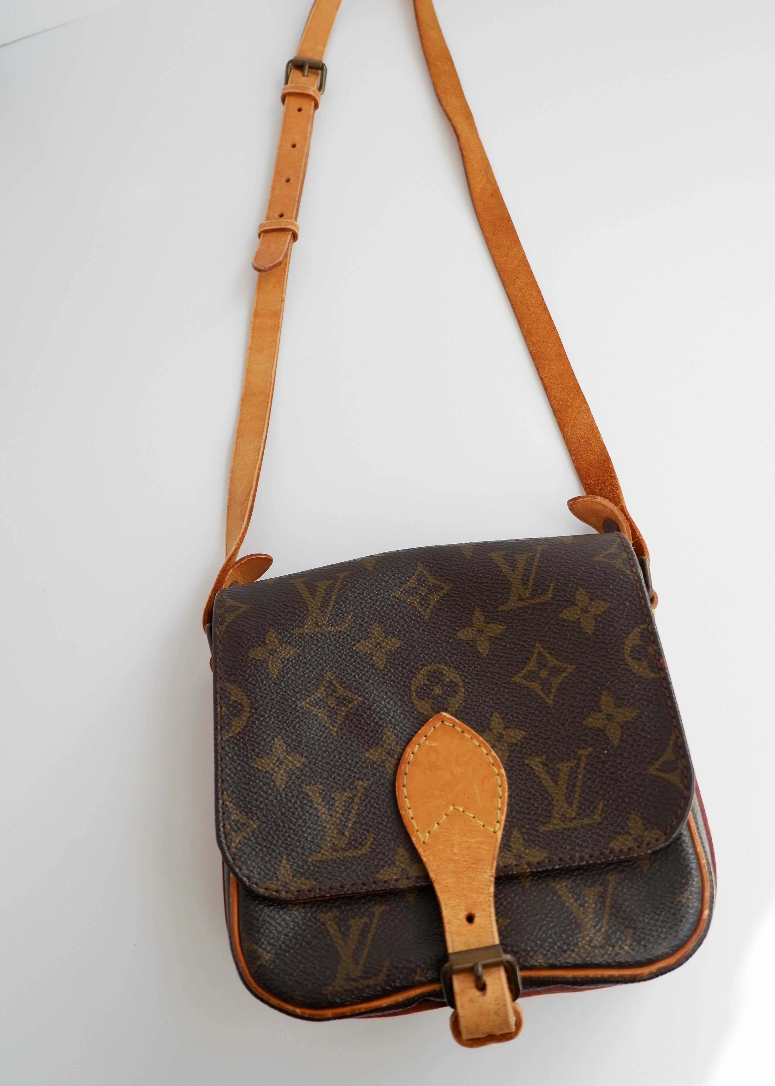 Bandoulière Louis Vuitton Monogram Mini Cartouchière d'occasion authentique