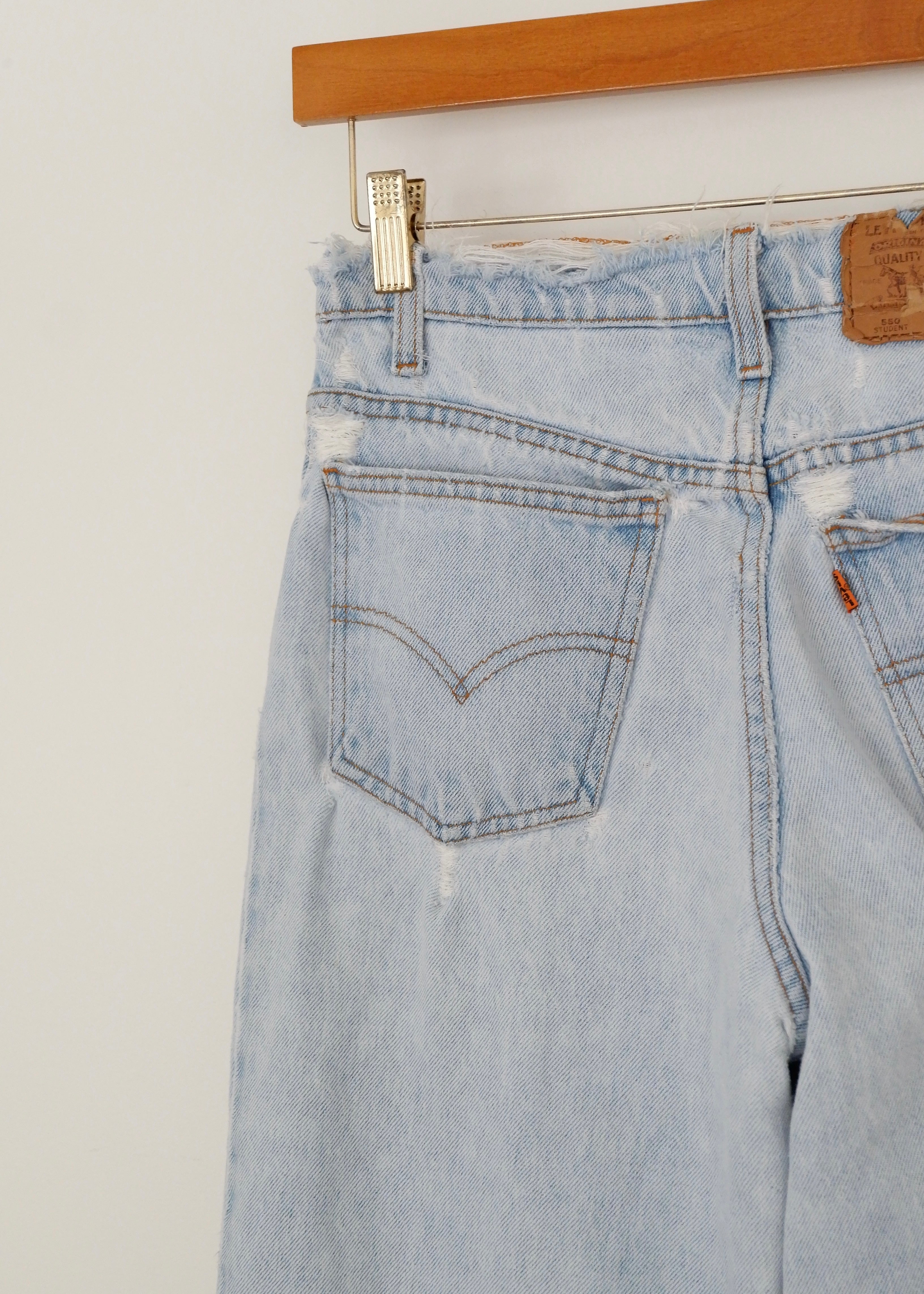 Levis Vintage 550 Jean vieilli légèrement délavé - 28