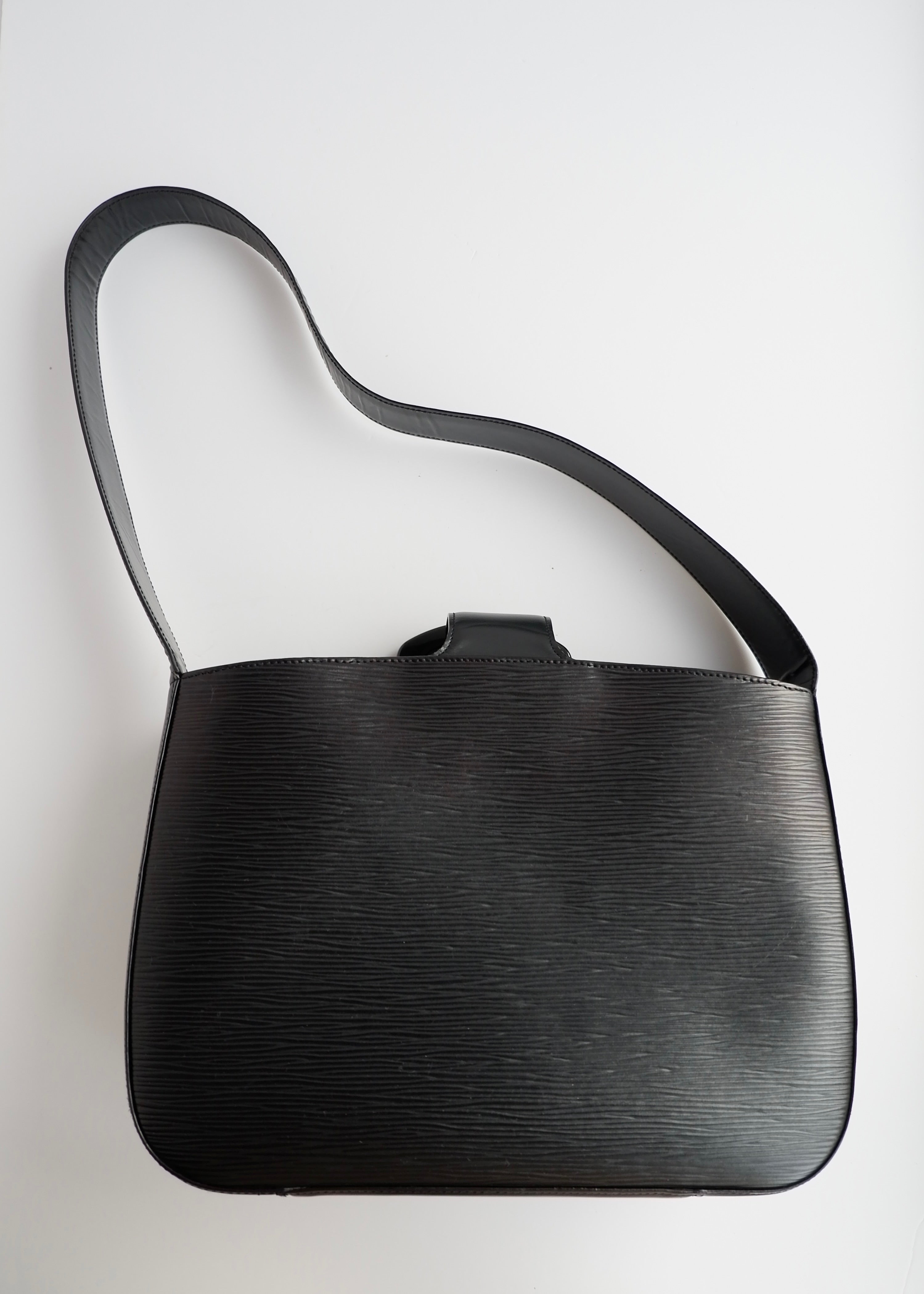 Authentic Preowned Louis Vuitton Black Epi Reverie Shoulder Bag
