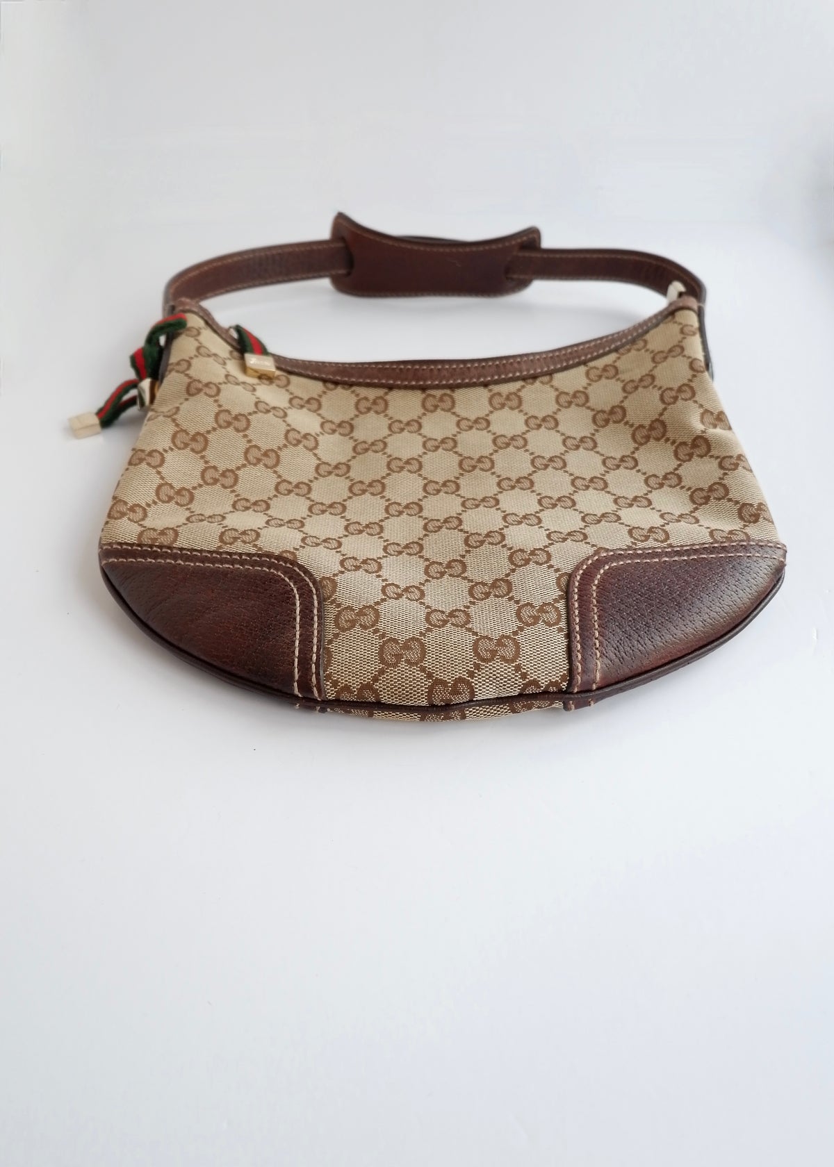 Preowned Gucci Brown GG Canvas Princy Shoulder Bag