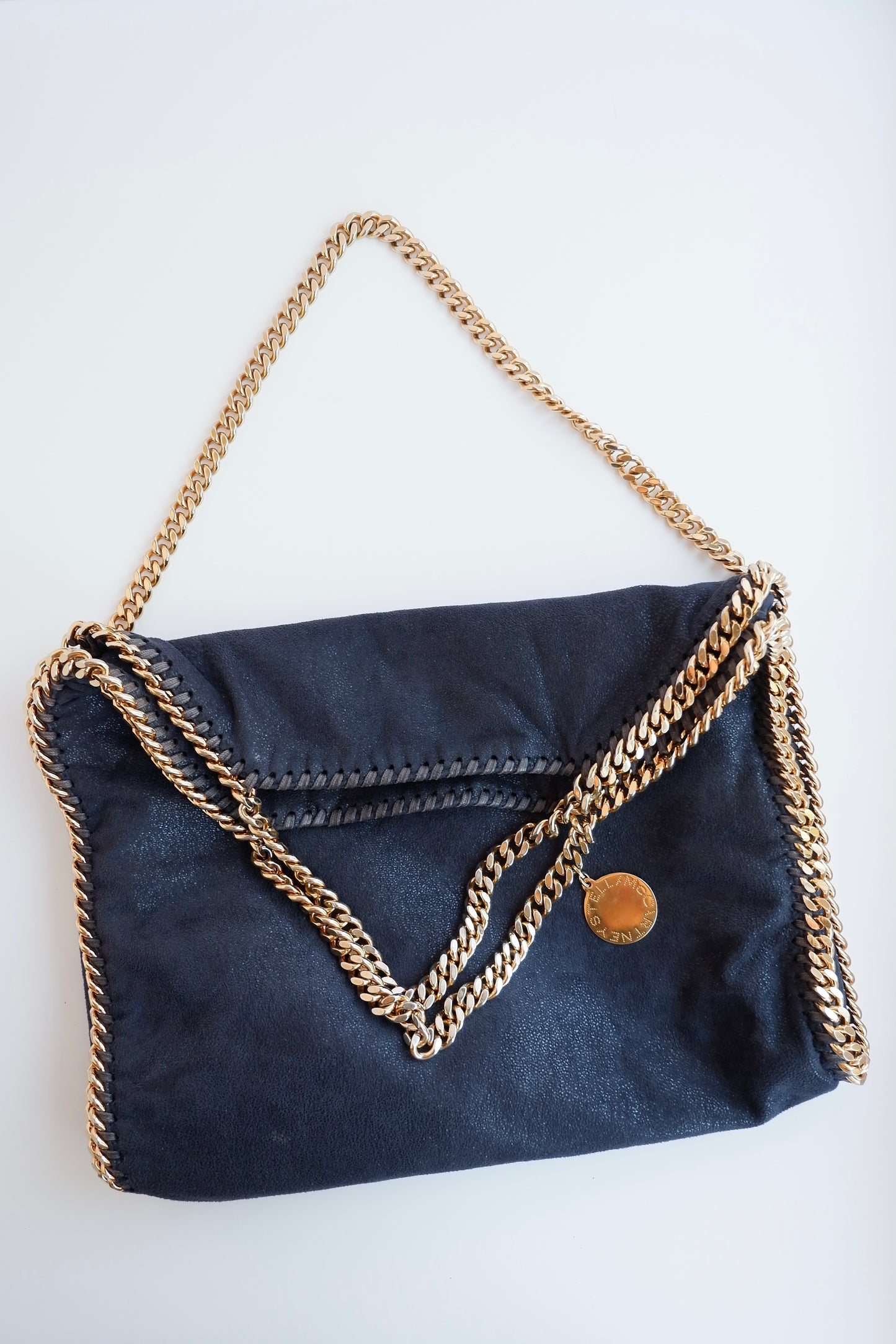 Authentic Preowned Stella McCartney Navy Fallabela Two Way Shoulder Bag