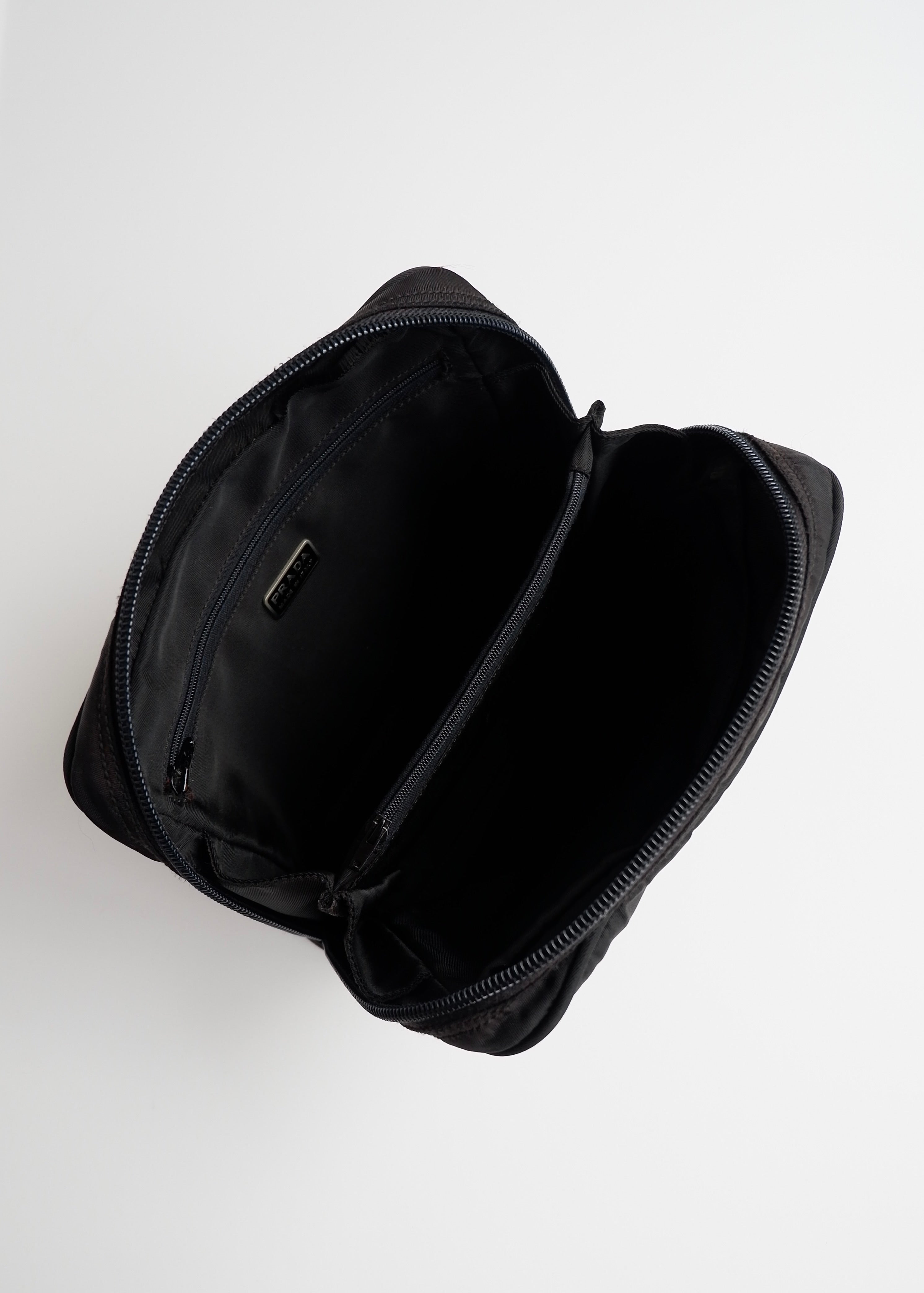 Authentic Preowned Prada Black Nylon Pouch
