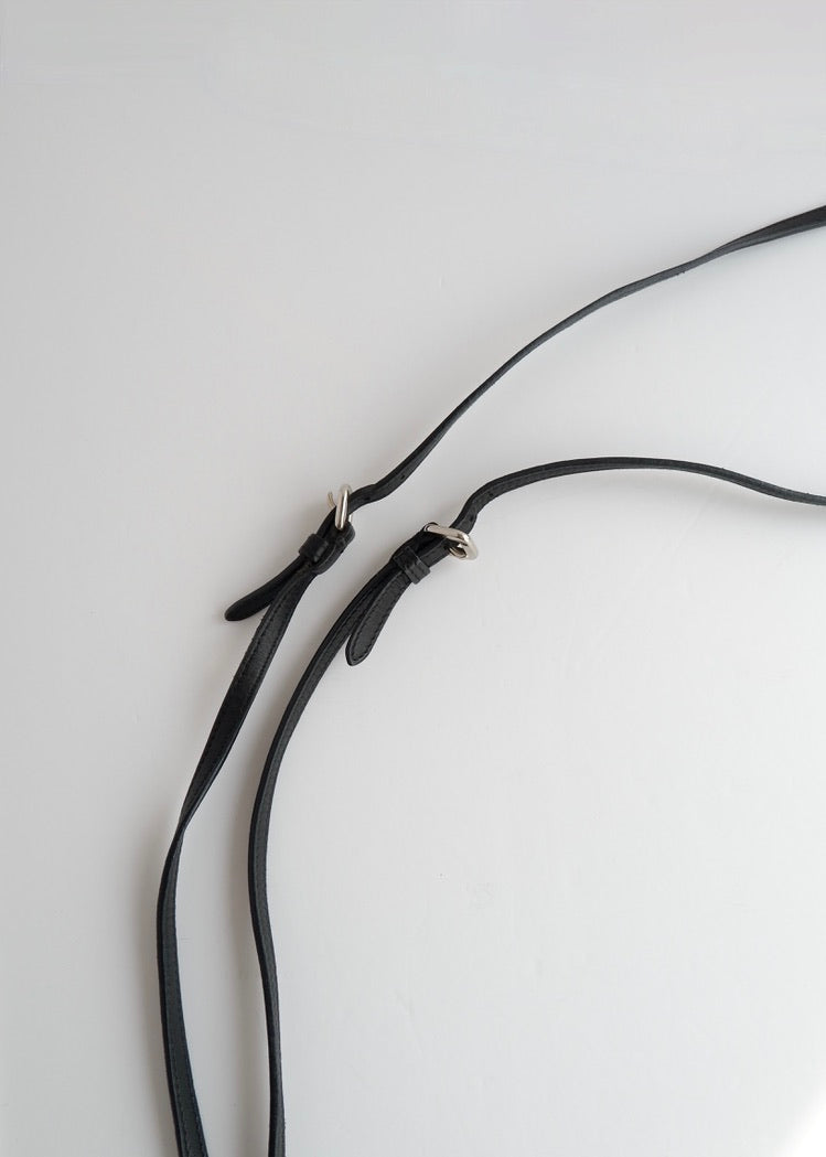 Authentique WOC Prada en nylon/cuir noir d'occasion